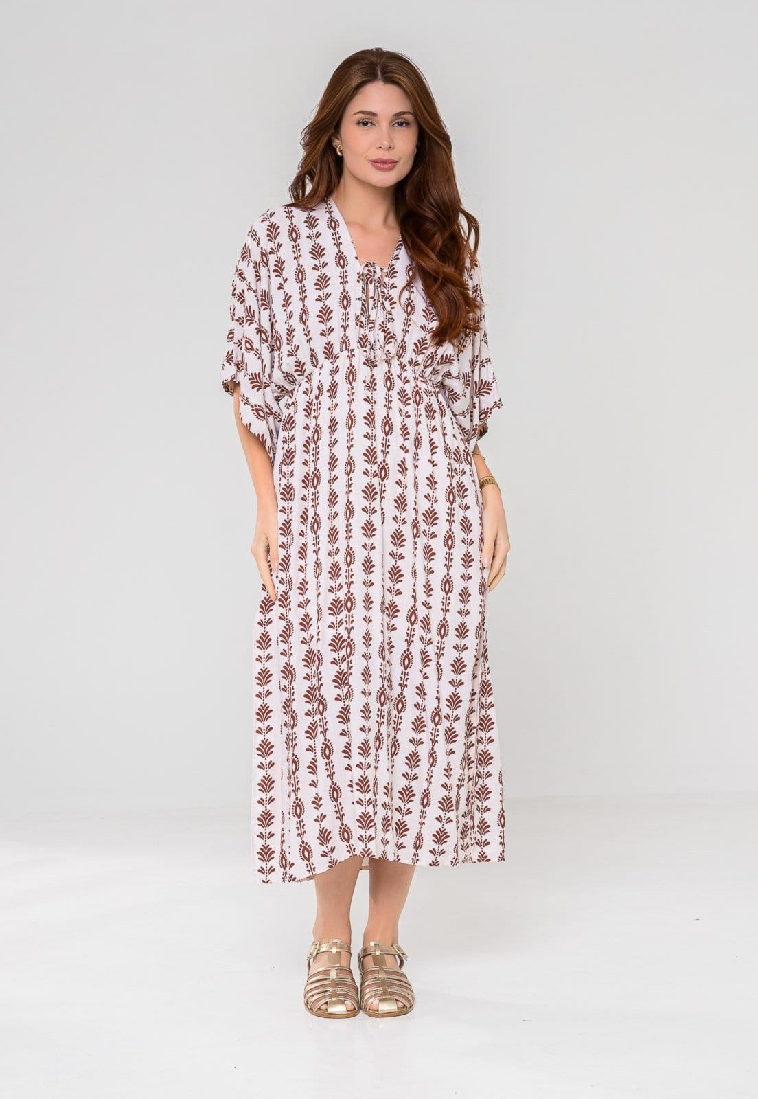 Vestido Aura Francine Viscolinho Trançado