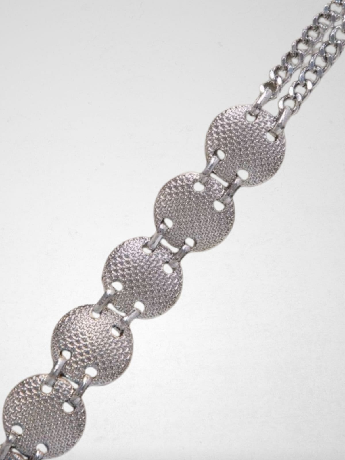 Vista principal Cinto Via Lessa Ibiza Corrente Metal Prateado Via Lessa prata