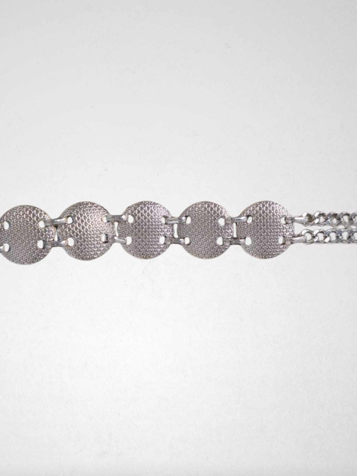 Vista 2 Cinto Via Lessa Ibiza Corrente Metal Prateado Via Lessa prata