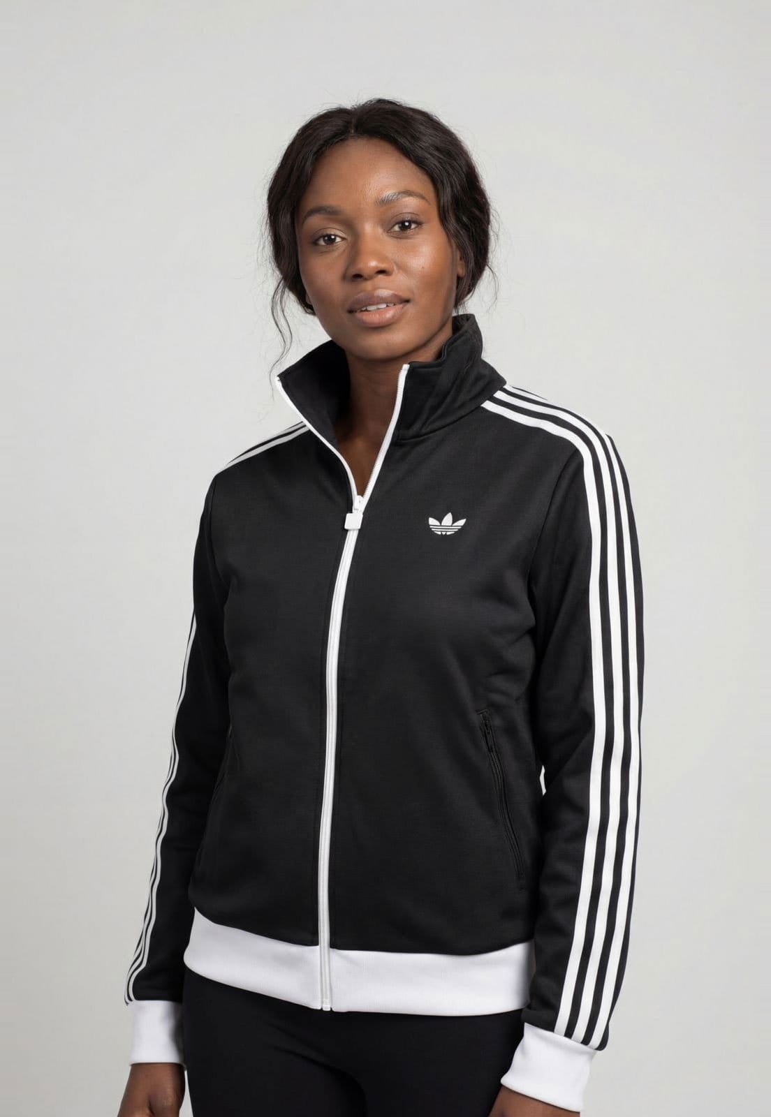Jaqueta Feminina adidas Originals Classic TT Preta