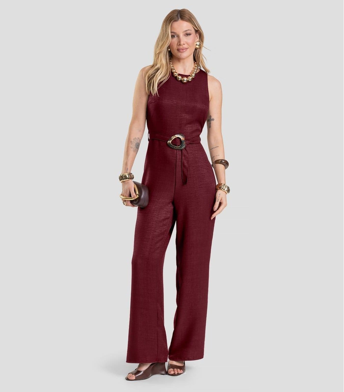 Macacão Longo Feminino Dianna