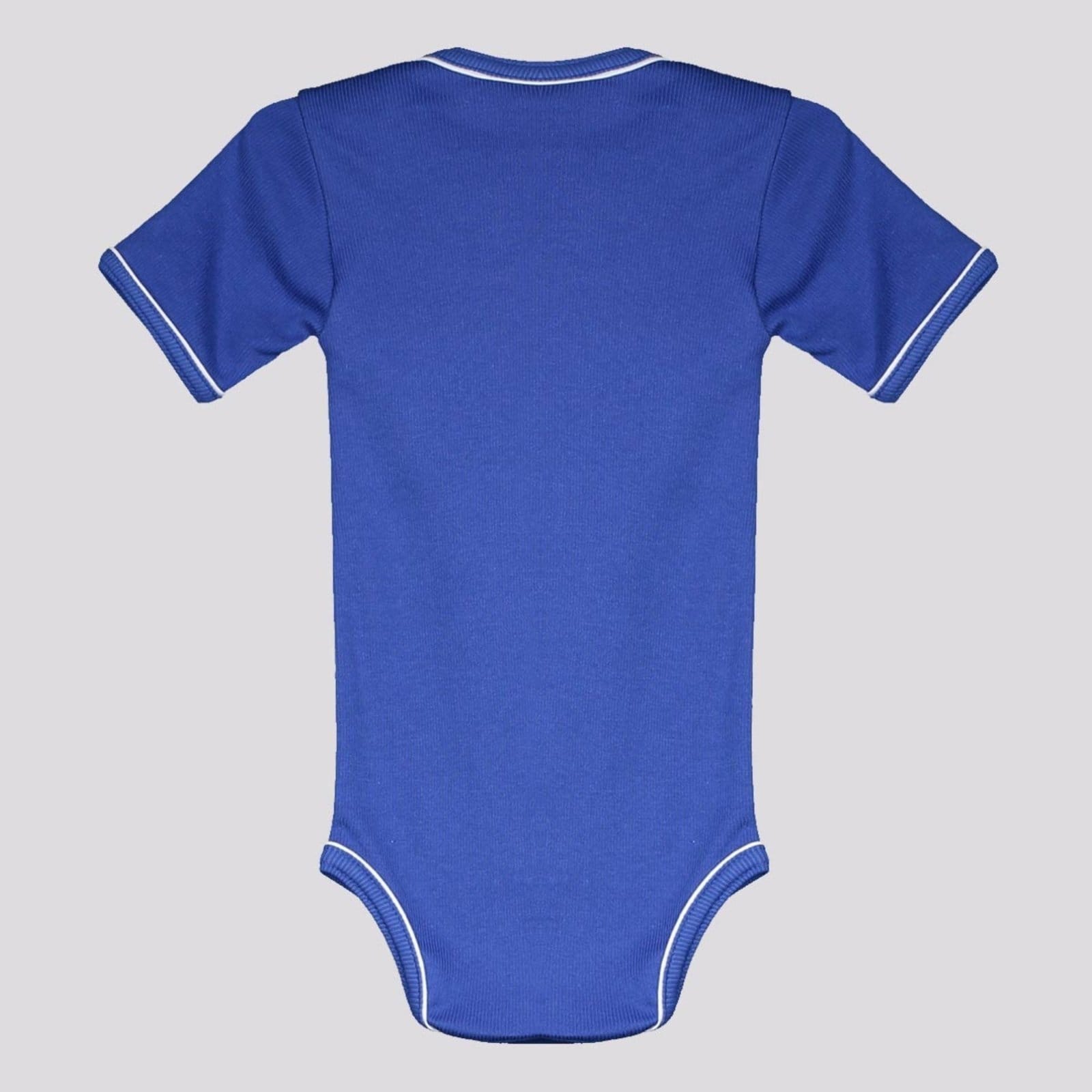Vista 2 Body Cruzeiro Colorido Torcida Baby azul