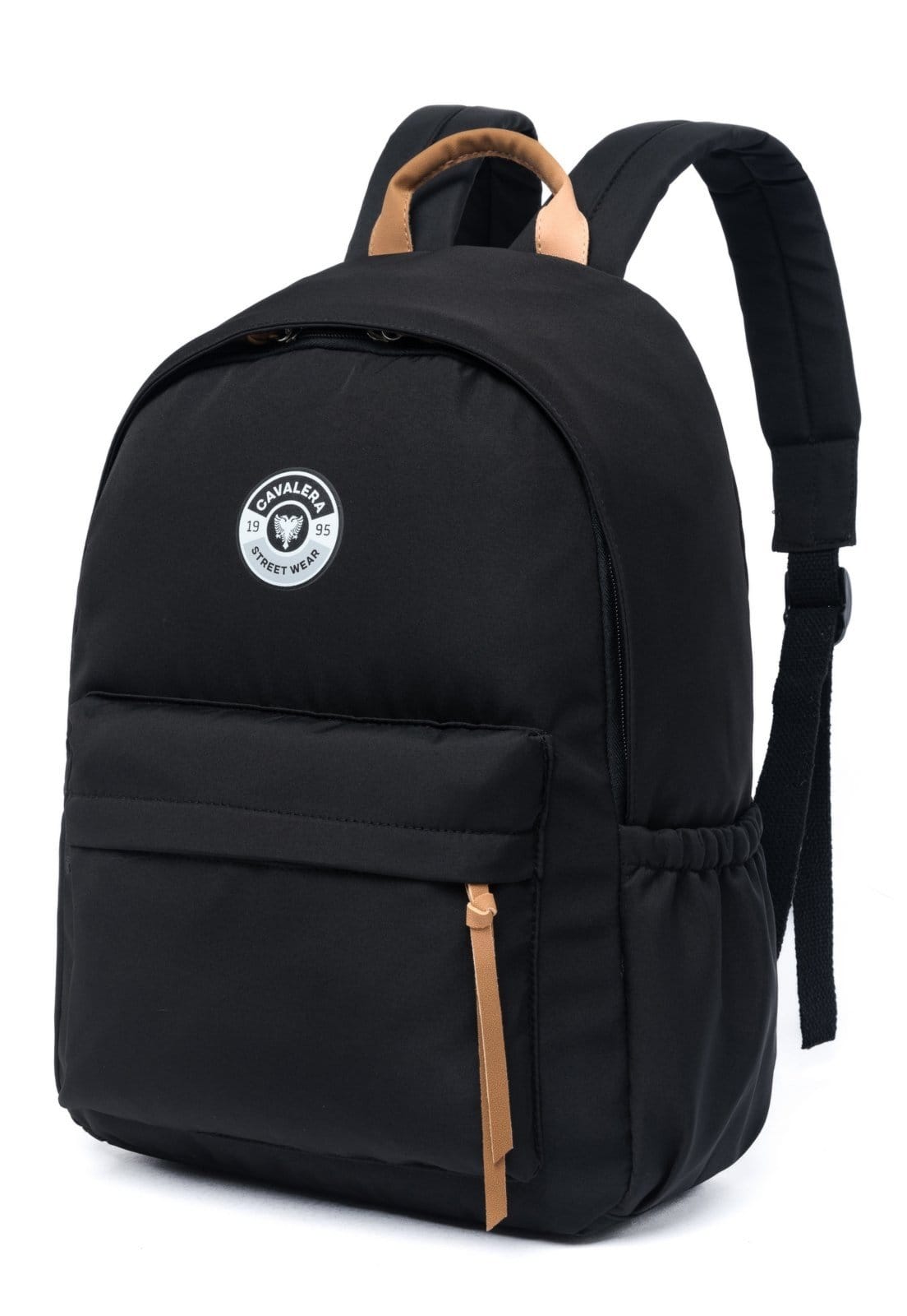 Vista 2 Mochila Casual Masculina Cavalera Resistente Escolar Espaçosa Cavalera preto