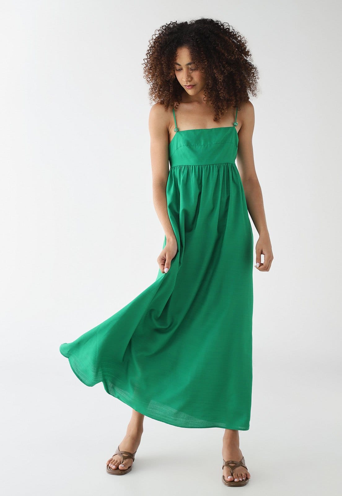 Vestido Feminino Colcci Longo Alças Finas