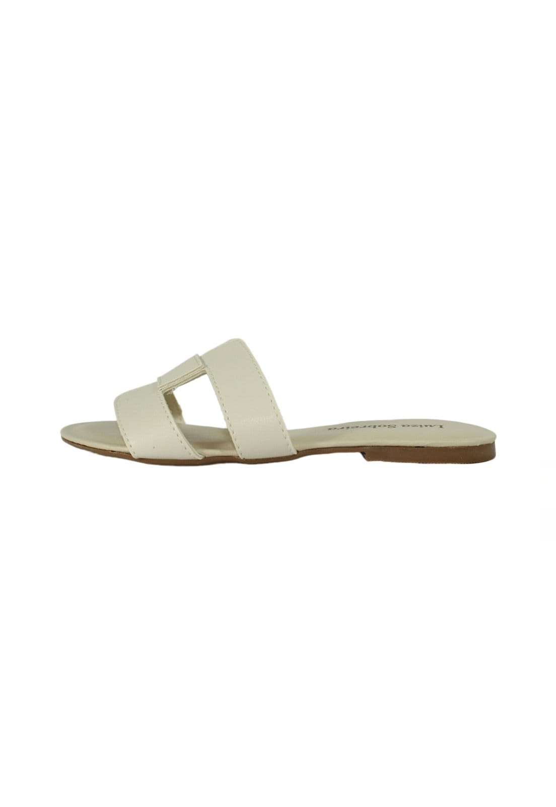 Vista 2 Rasteira Luiza Sobreira Napa Off White Mod. 2033 Luiza Sobreira off-white white