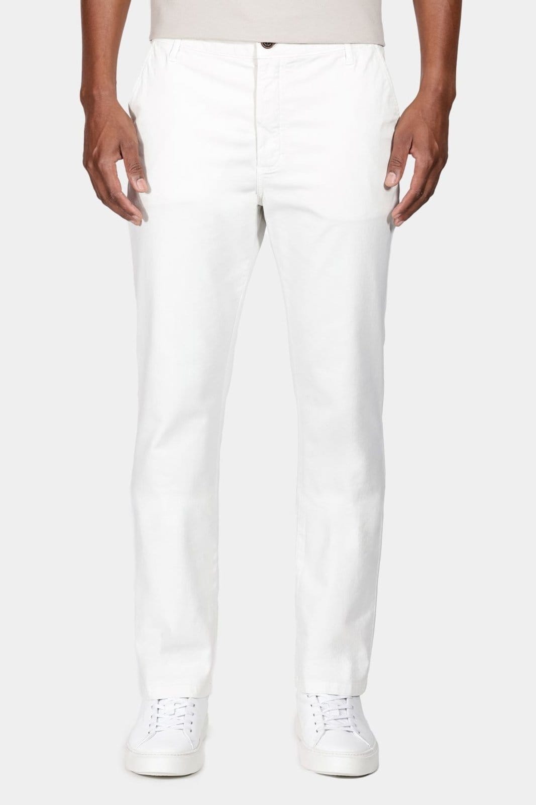 Calça Aramis Chino Básica Off White
