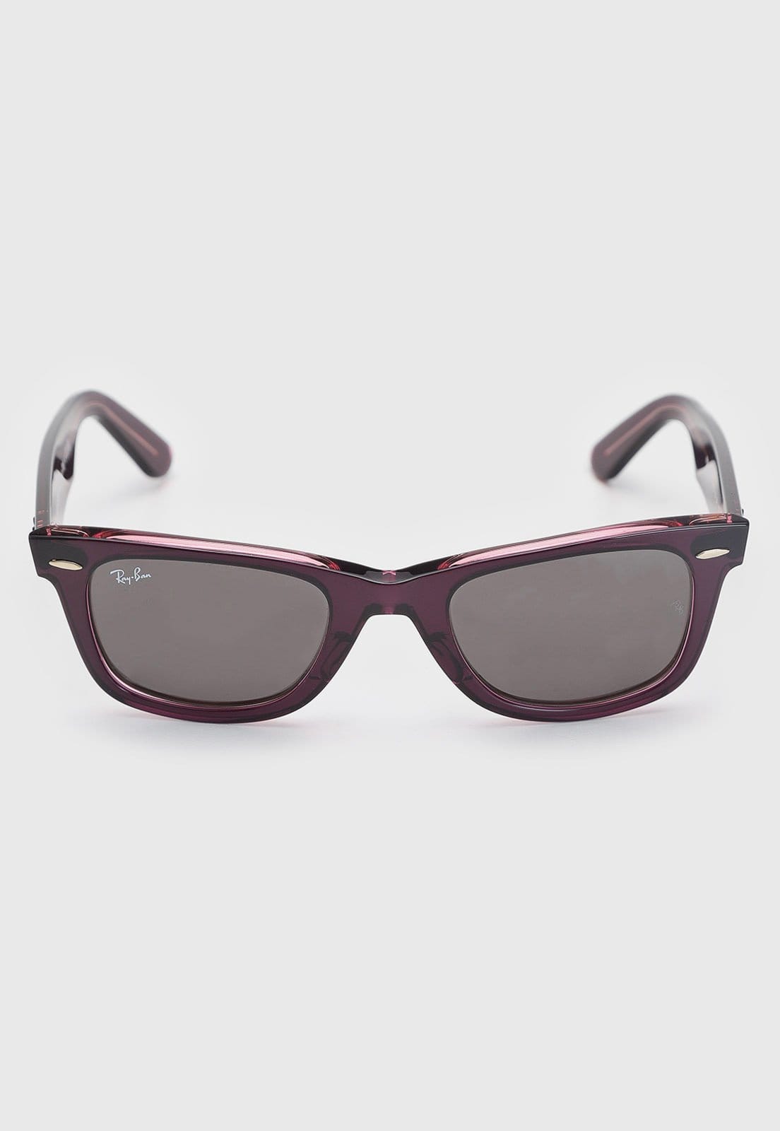 Vista 2 Óculos Feminino Ray-Ban Wayfarer Acetato Translúcido Ray-Ban vinho