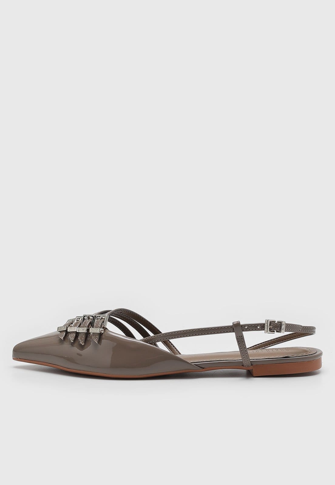 Sapatilha Slingback Santa Lolla Verniz