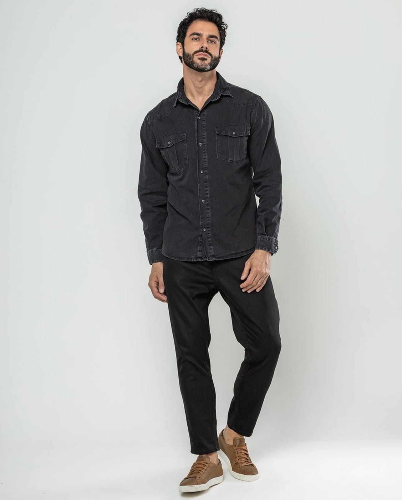 Calça Jeans Slim Fit Masculina Premium Cano Curto 24567