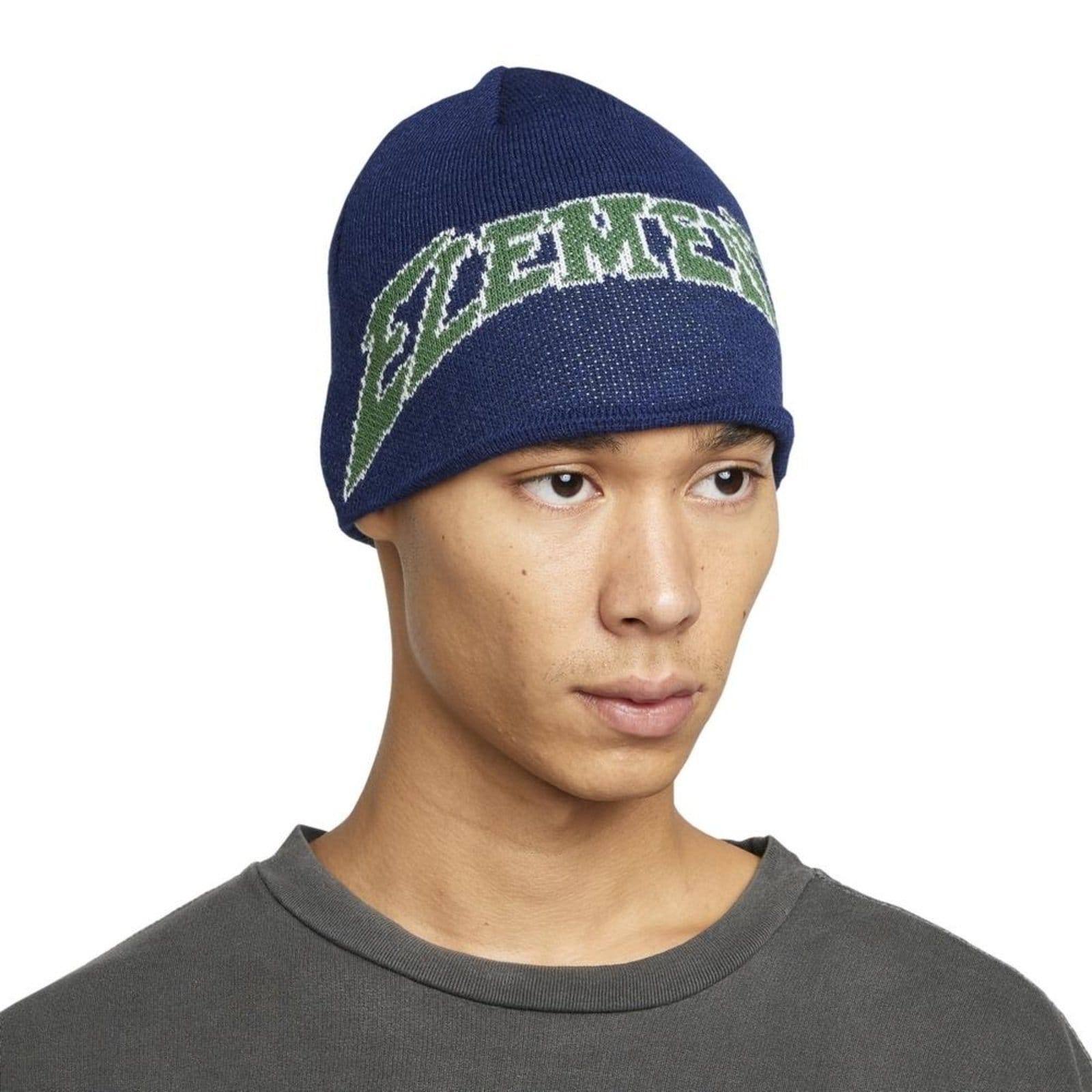 Vista 2 Gorro Element Flash Logo WT24 Marinho Element azul marinho