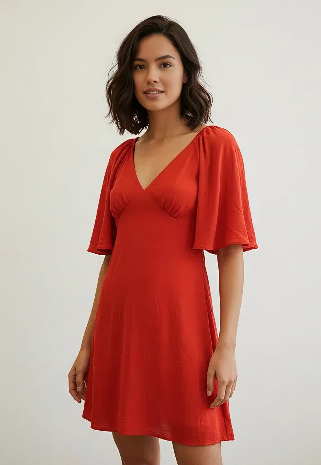 Vestido CabanaFree Curto Com Manga