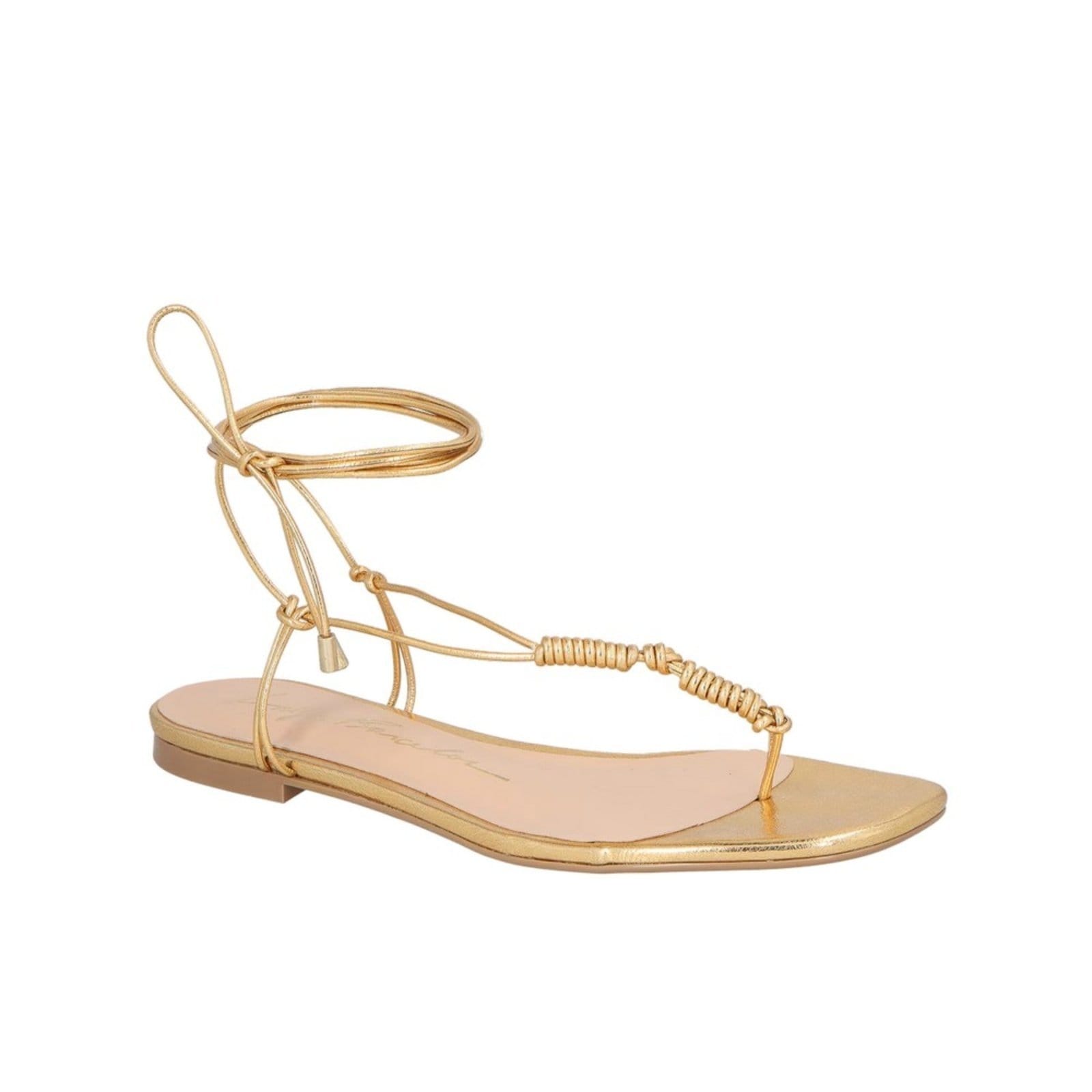 Vista 2 Rasteira Luiza Barcelos 11600287 Luiza Barcelos dourado