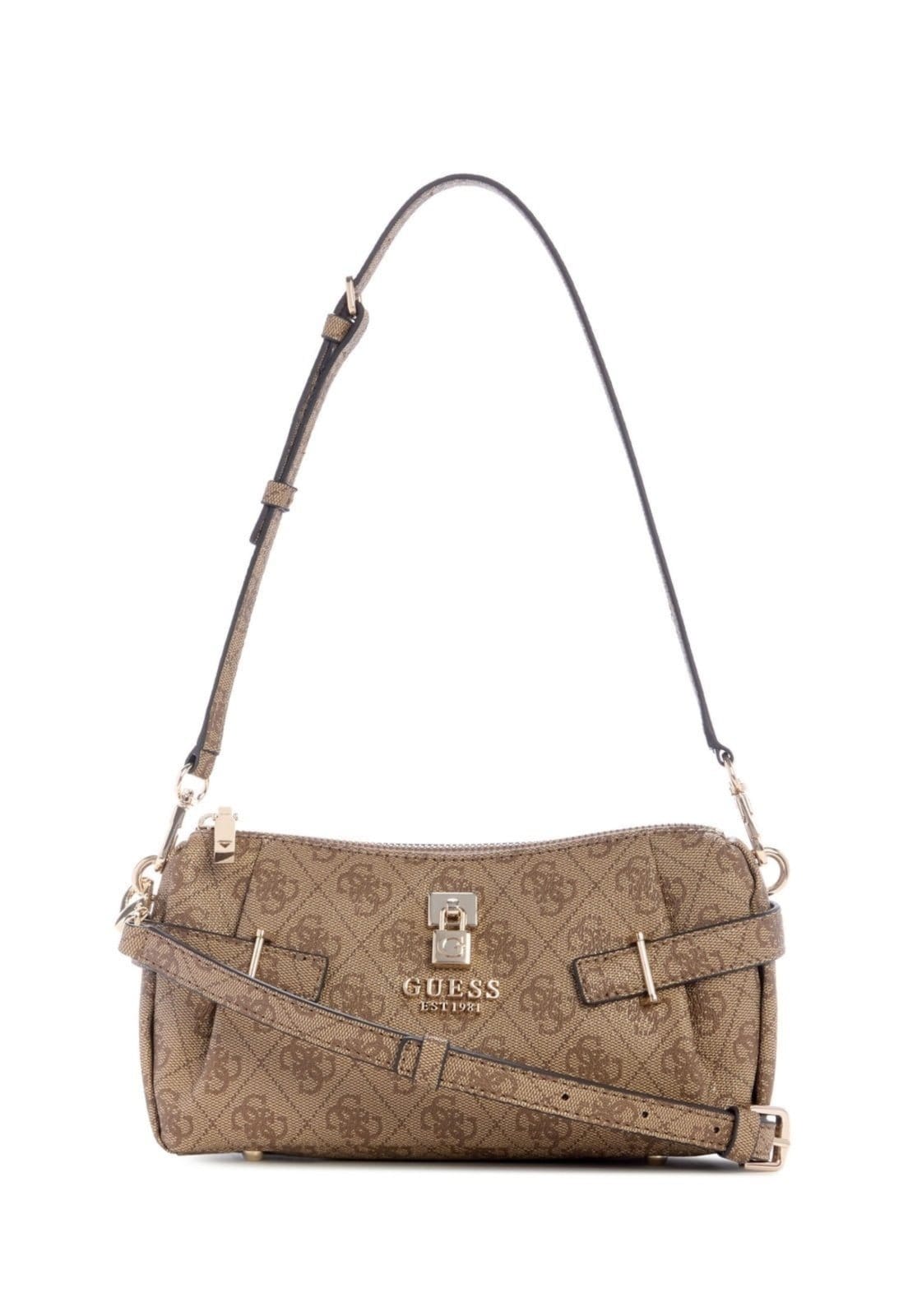 Bolsa Guess Mini Yesba Top Zip Bege