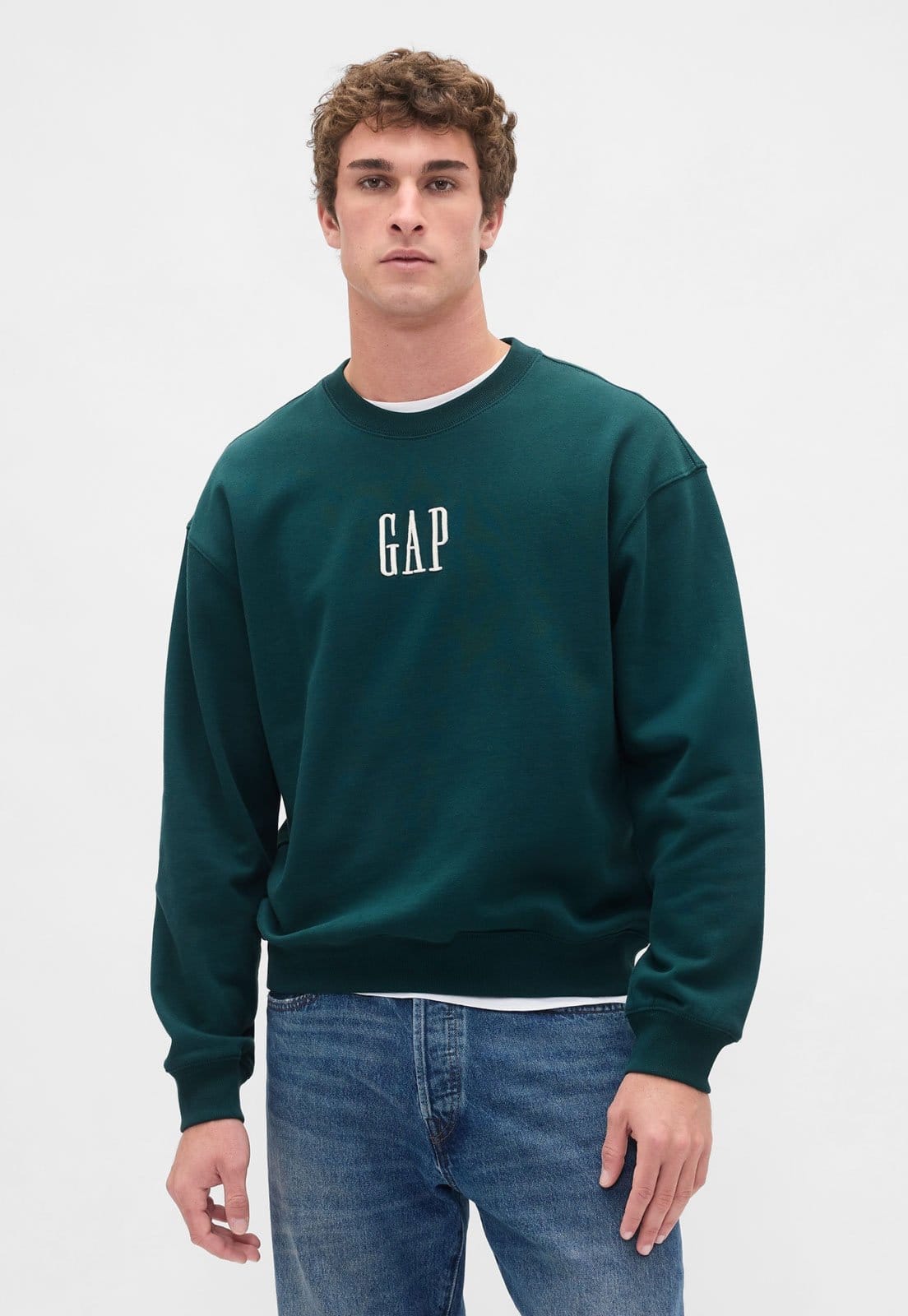 Blusa de Moletom Masculina GAP Logo Bordado