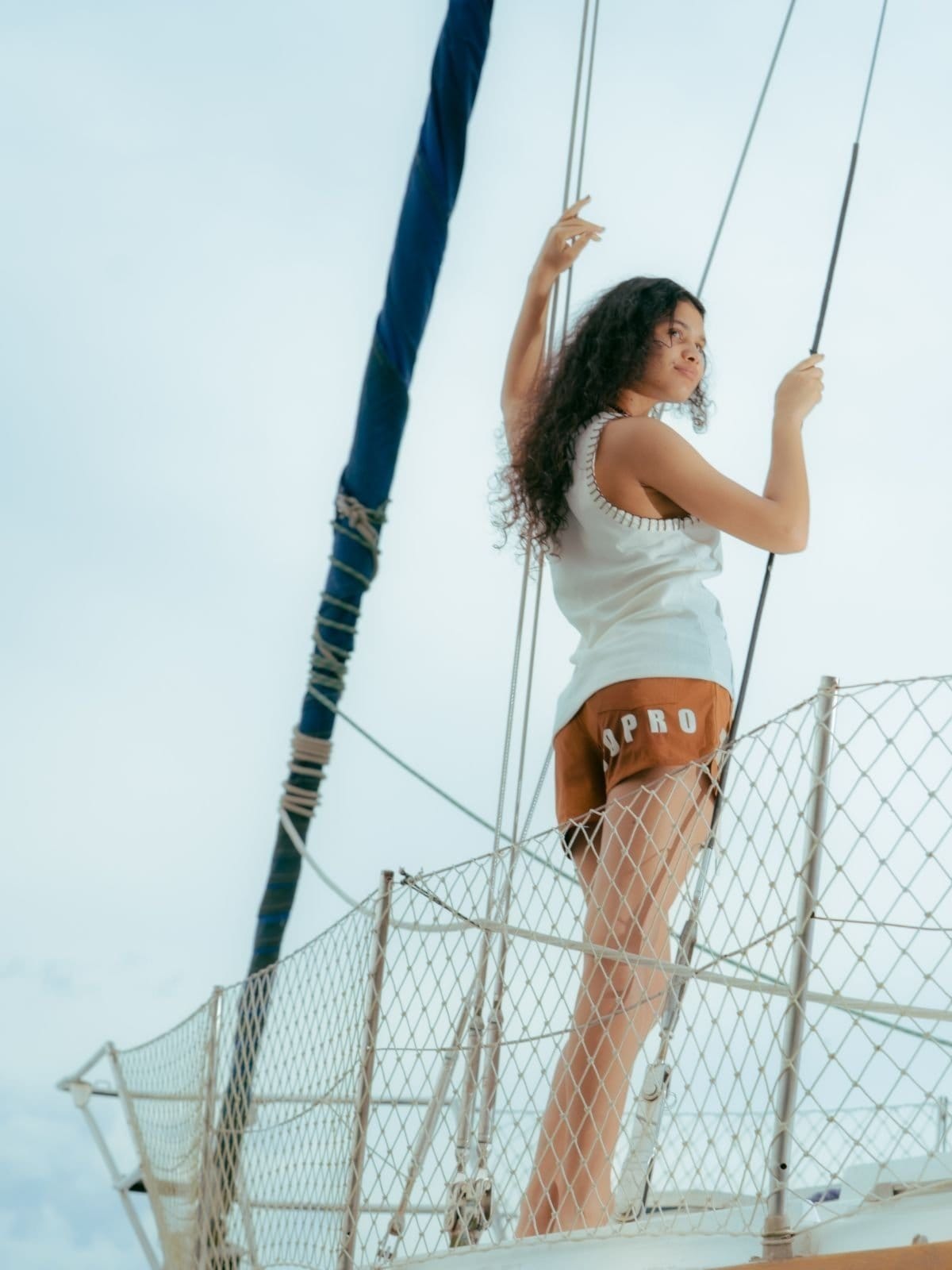 Vista 2 Shorts Sopro Camino Sopro marrom