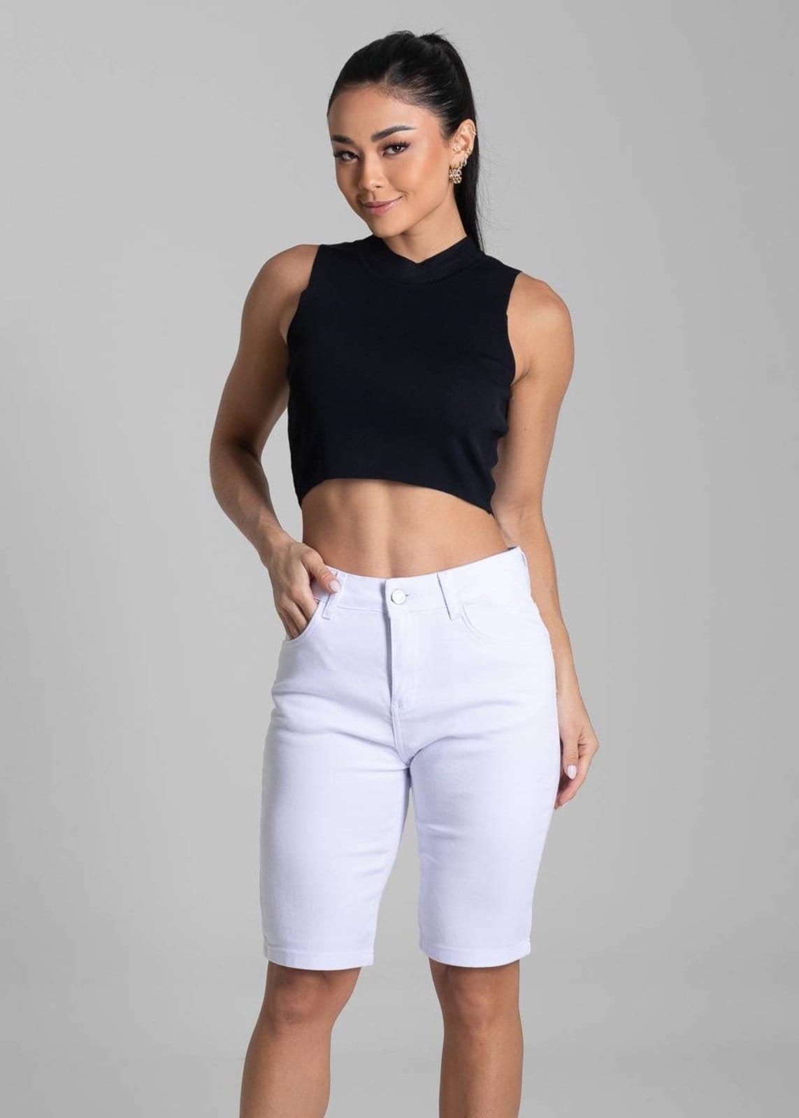 Vista 2 Bermuda Sarja Sawary - 281879 Sawary branco