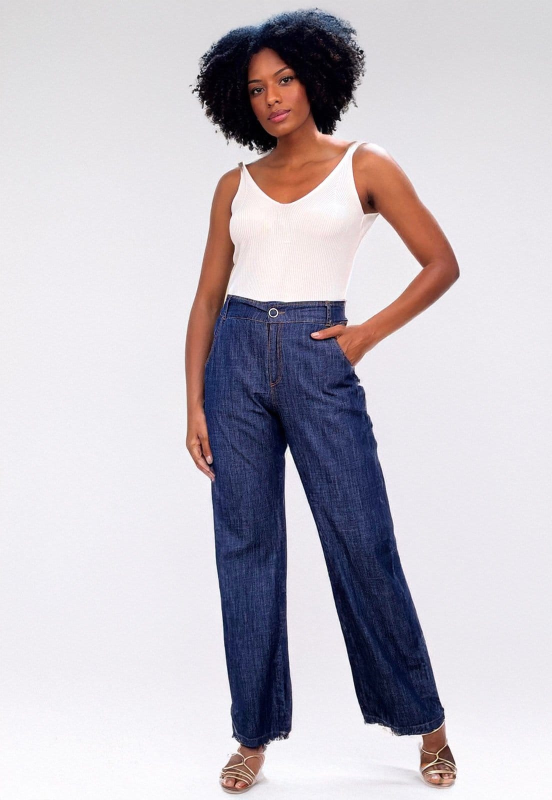 Calça Amazonia Vital Jeans Pantalona