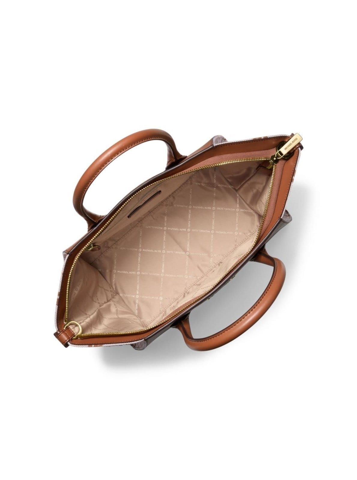 Vista 2 Bolsa Tiracolo Avril Grande De Couro 35S5g4vs3l230 Michael Kors marrom