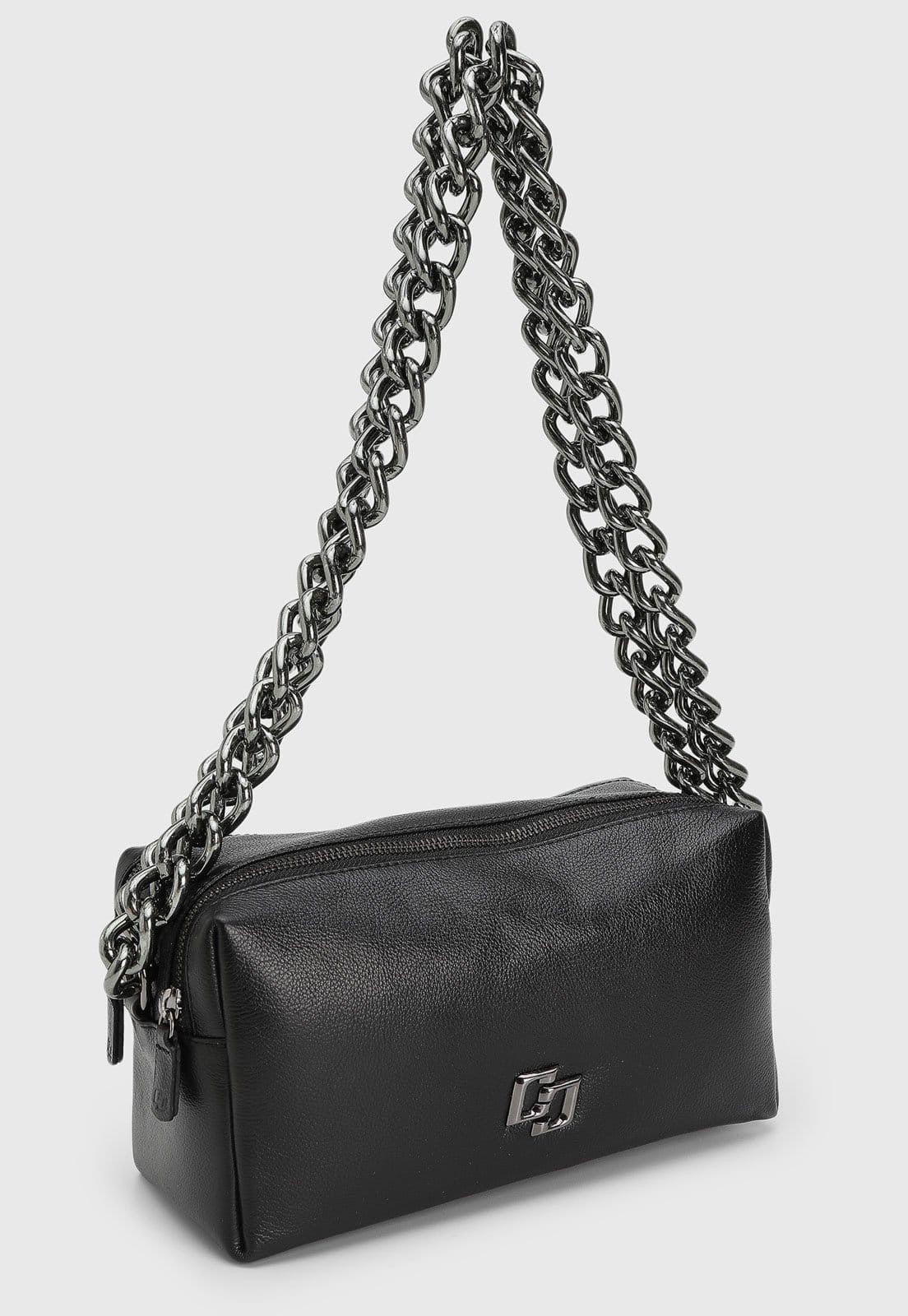 Bolsa Feminina Colcci Alça Corrente Preta - 2