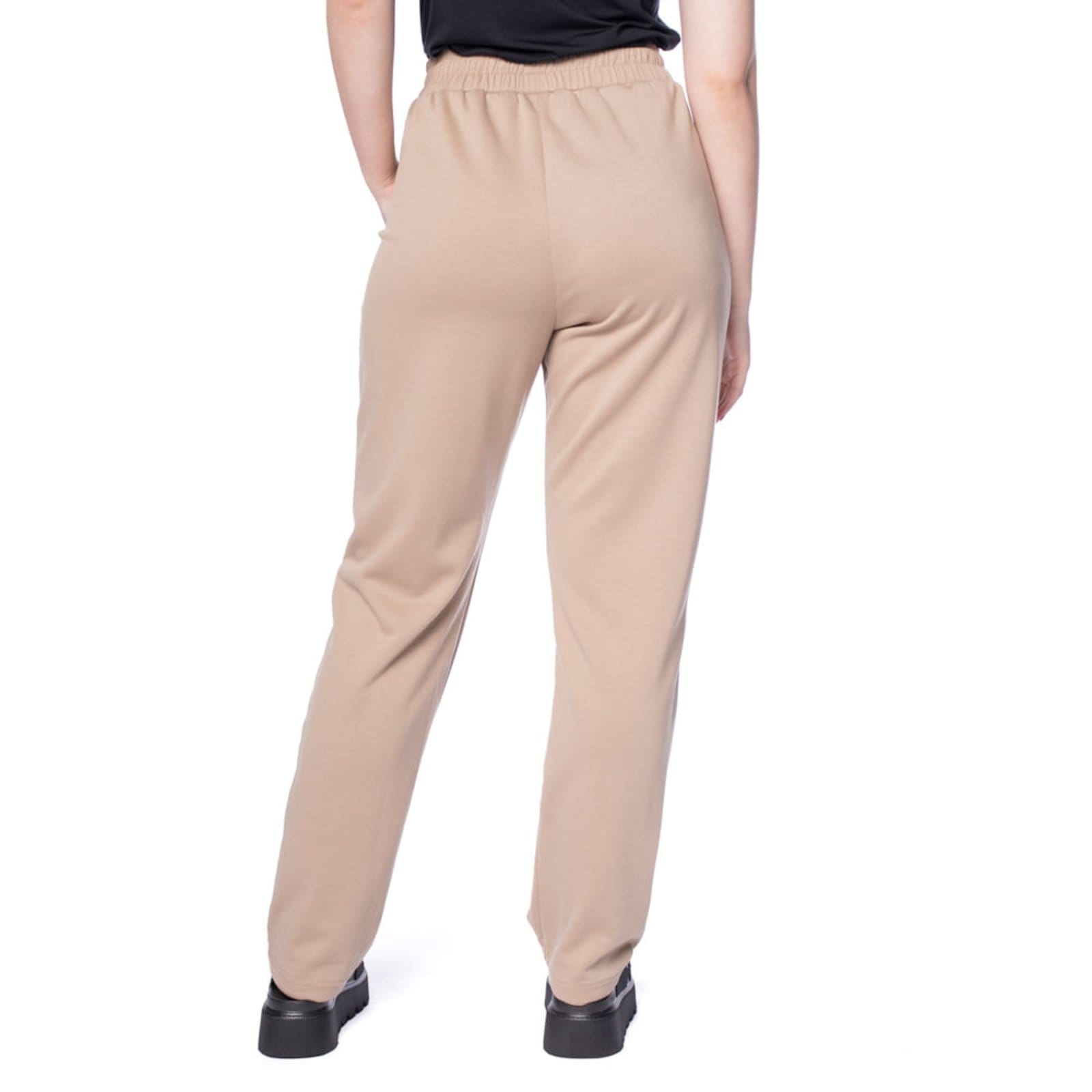 Vista 2 Calça Feminina Pellini Cintura édia Franzida Pellini bege