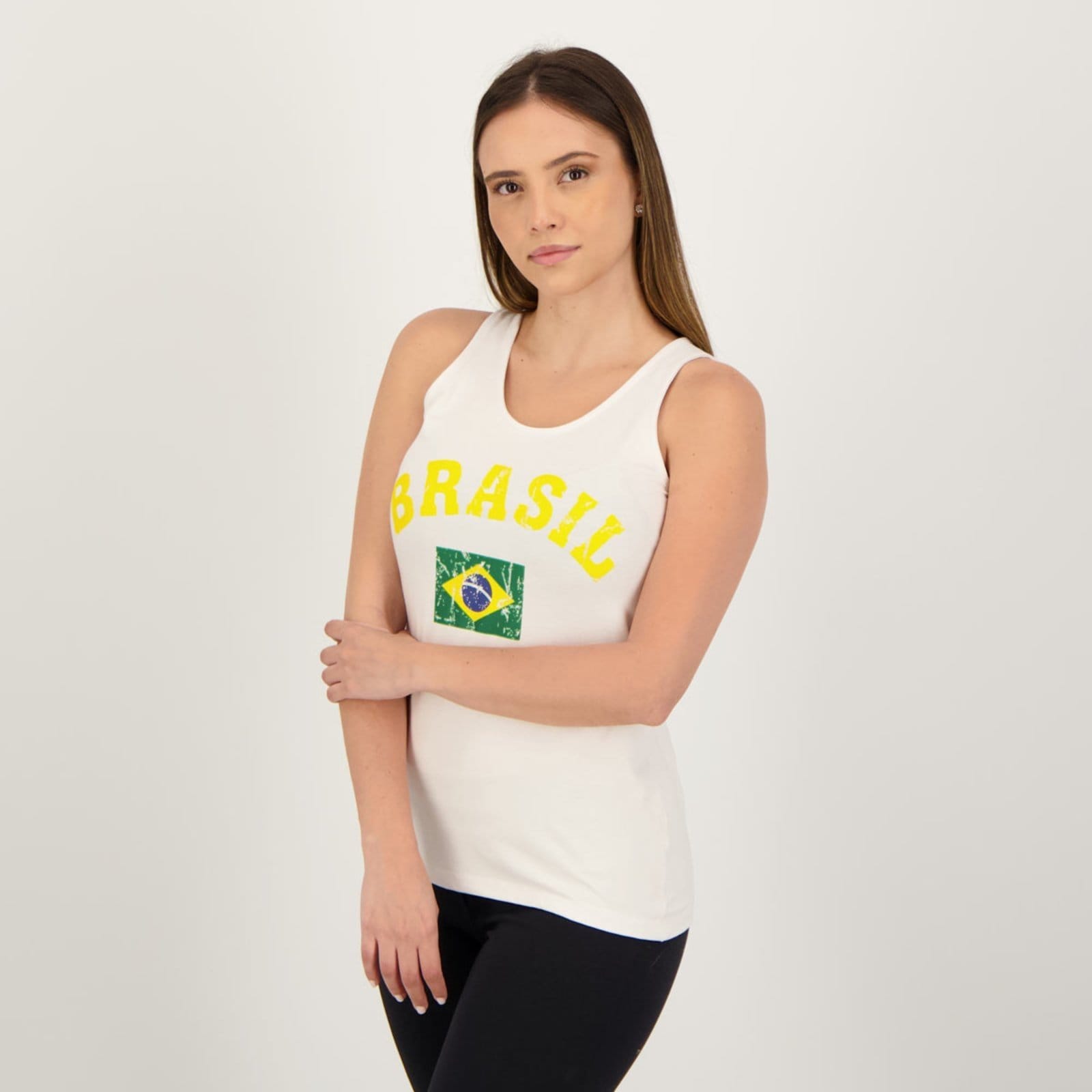 Regata Brasil Ica Feminina Branca - 2