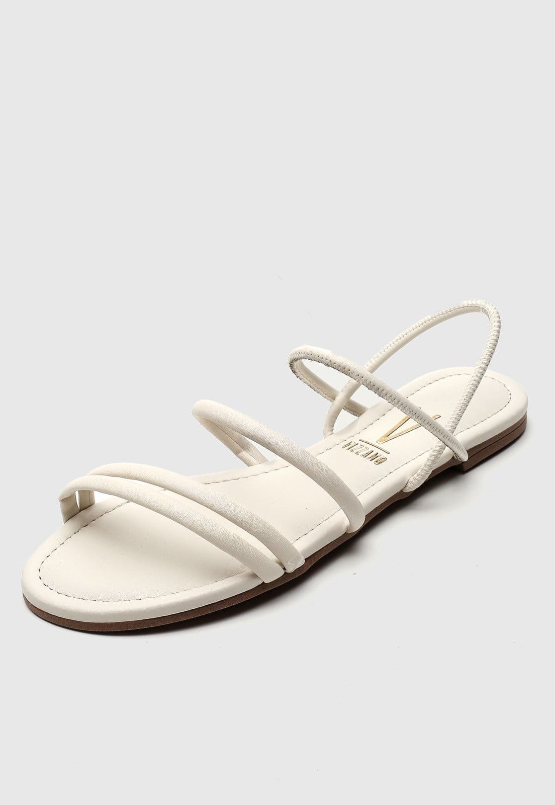 Vista 2 Rasteira Vizzano Tiras Off-White VIZZANO off-white white