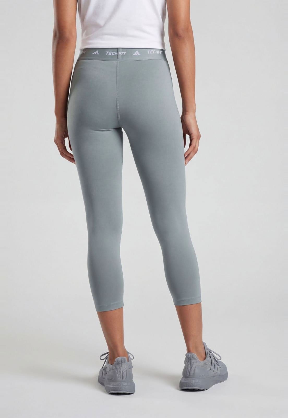 Vista 2 Calça Legging Feminina adidas Performance Techfit Capri adidas performance verde