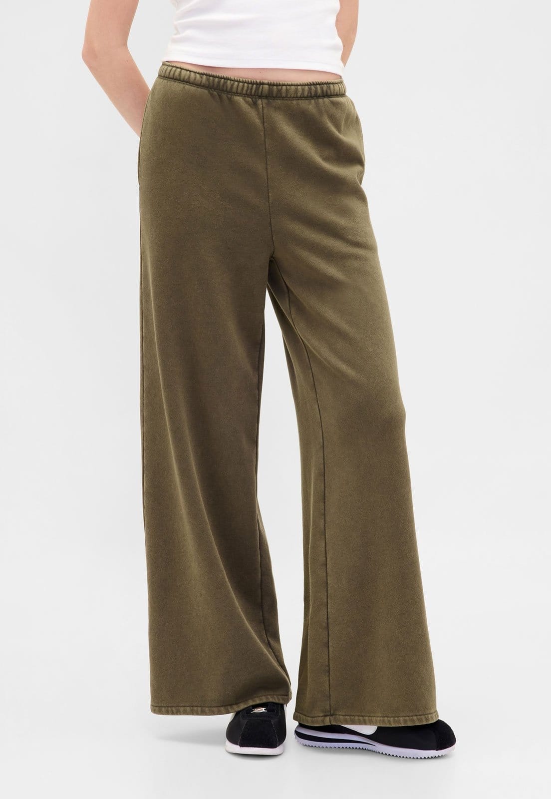 Calça Feminina GAP Pantalona Cintura Alta