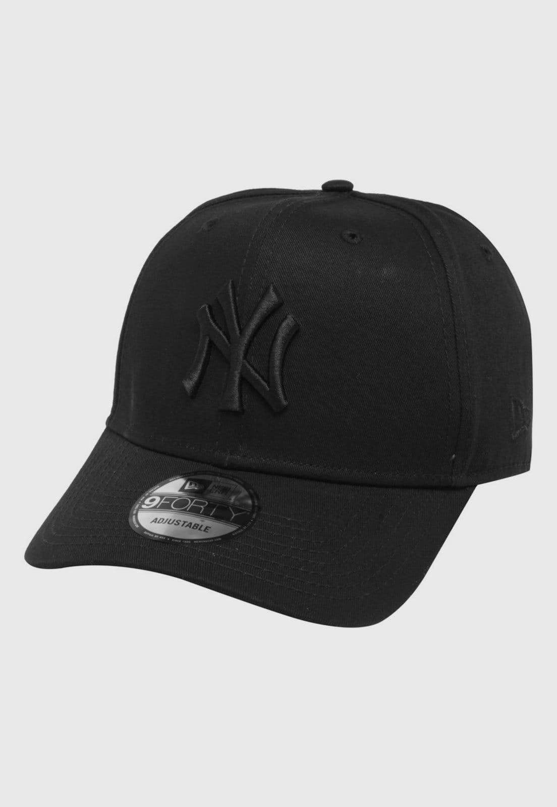 Vista 2 Boné Aberto New Era Snapback 940 SN New York Yankees Aba Curva new era preto