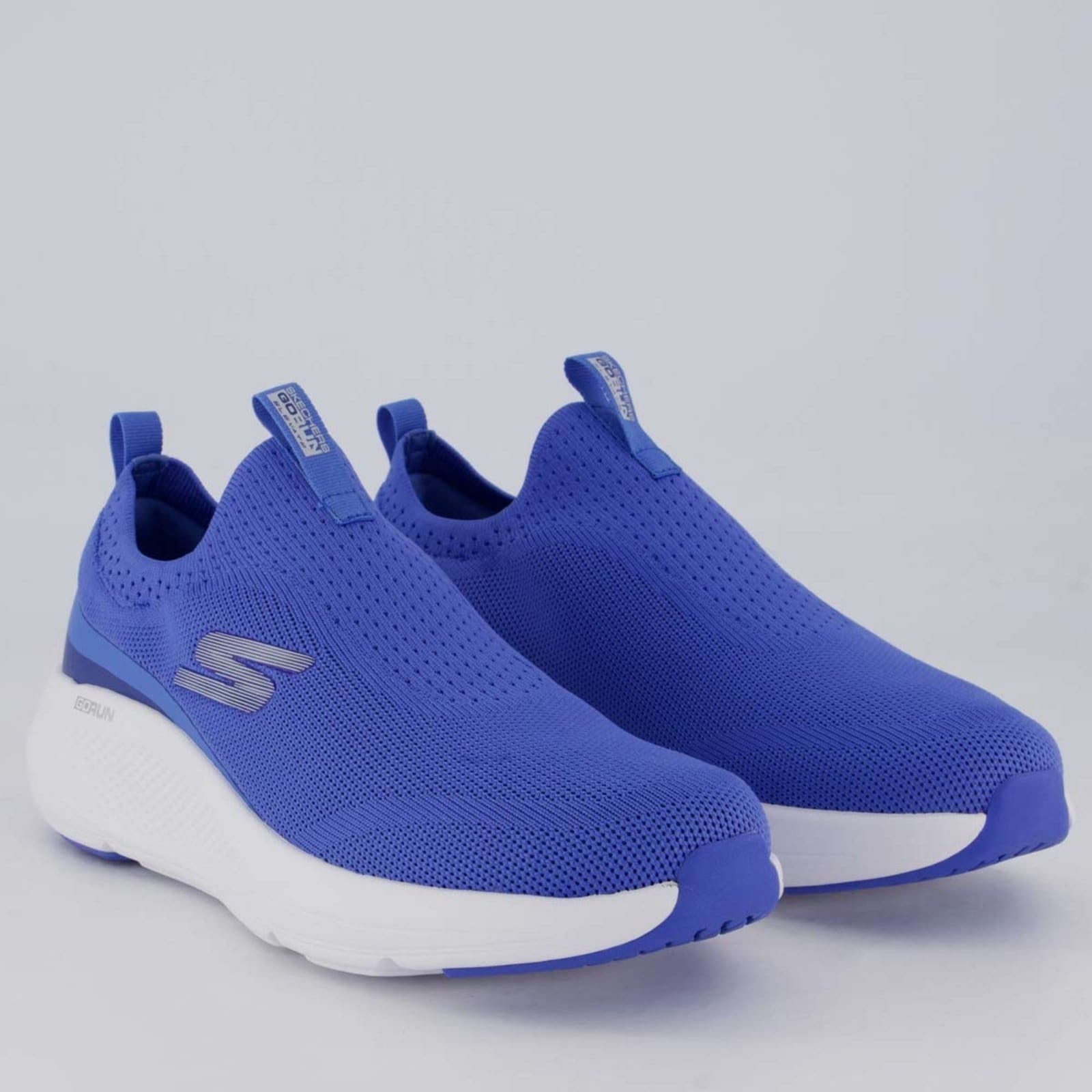 Vista 2 Tênis Skechers Go Run Elevate Feminino Skechers azul