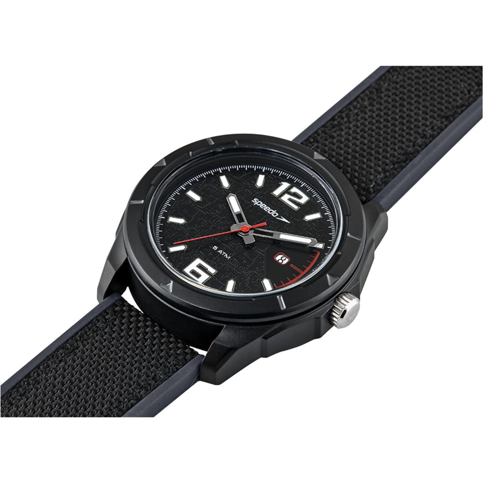 Relógio Speedo Esportivo Calendário Silicone e Nylon - 2