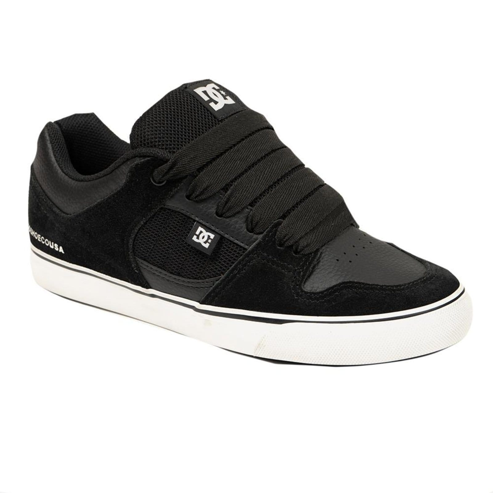 Vista 2 Tênis DC Shoes Couse XL WT25 Masculino Black/White DC Shoes preto black