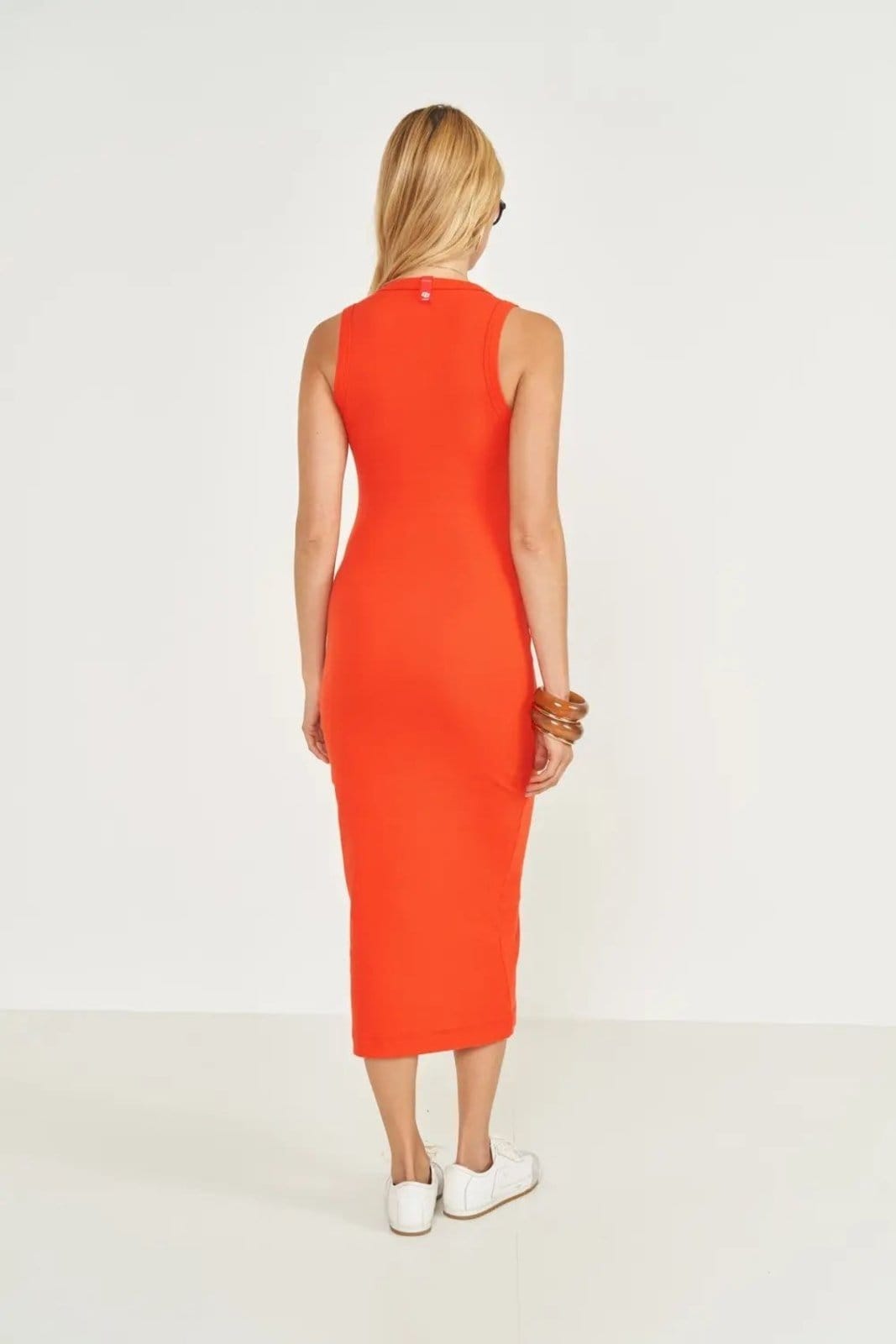 Vista 2 Vestido Canelado Colcci Nives Colcci vermelho