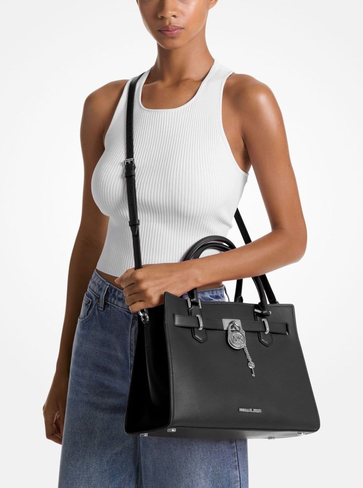 Bolsa Tiracolo Hamilton Média De Couro 35S3shms6l001 - 2