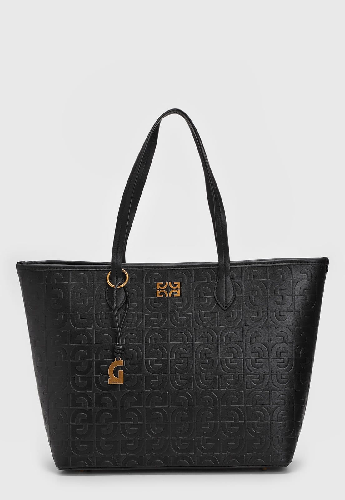 Bolsa Tiracolo Feminina Degalls Monograma Preta