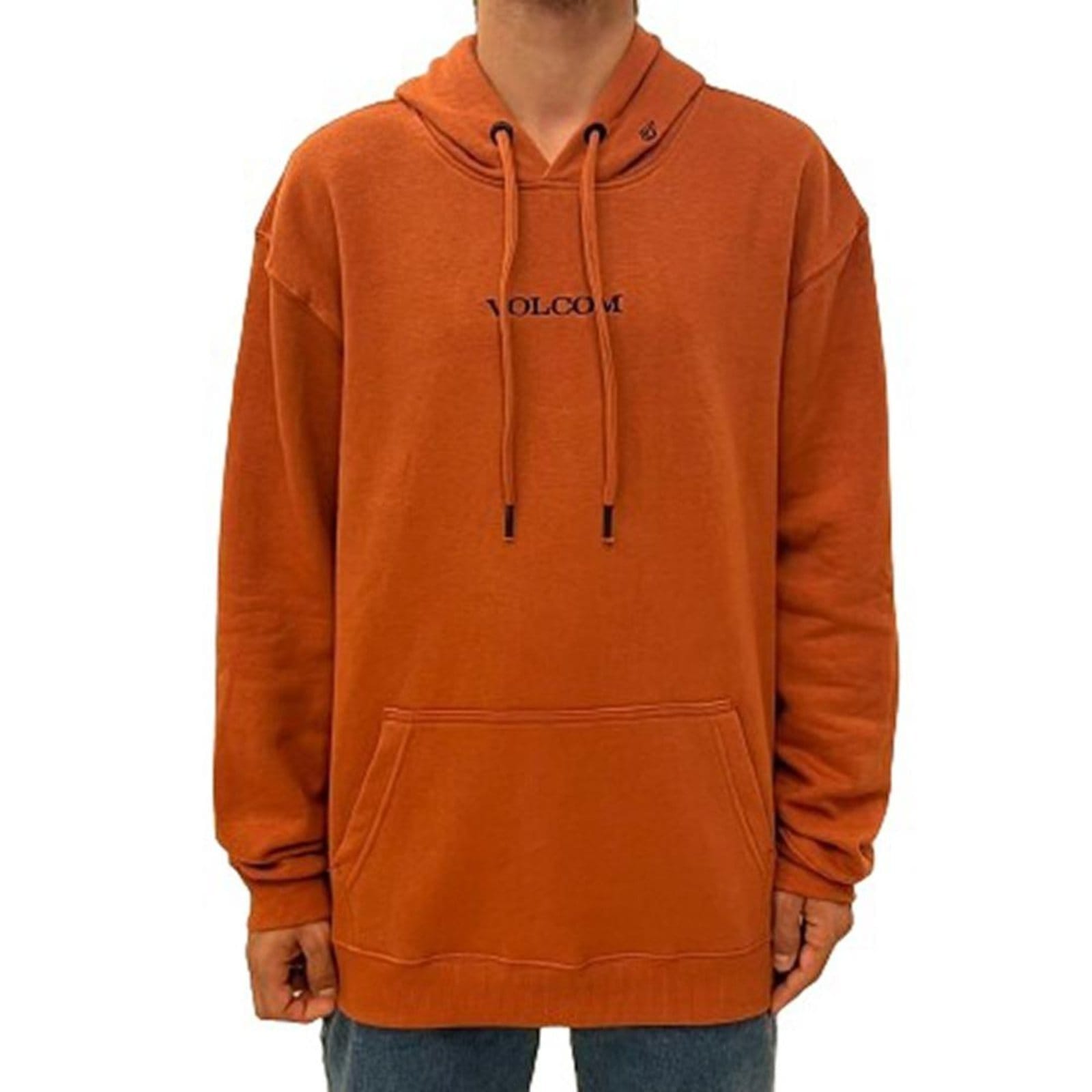 Moletom Volcom Canguru Signature WT24 Masculino Ferrugem