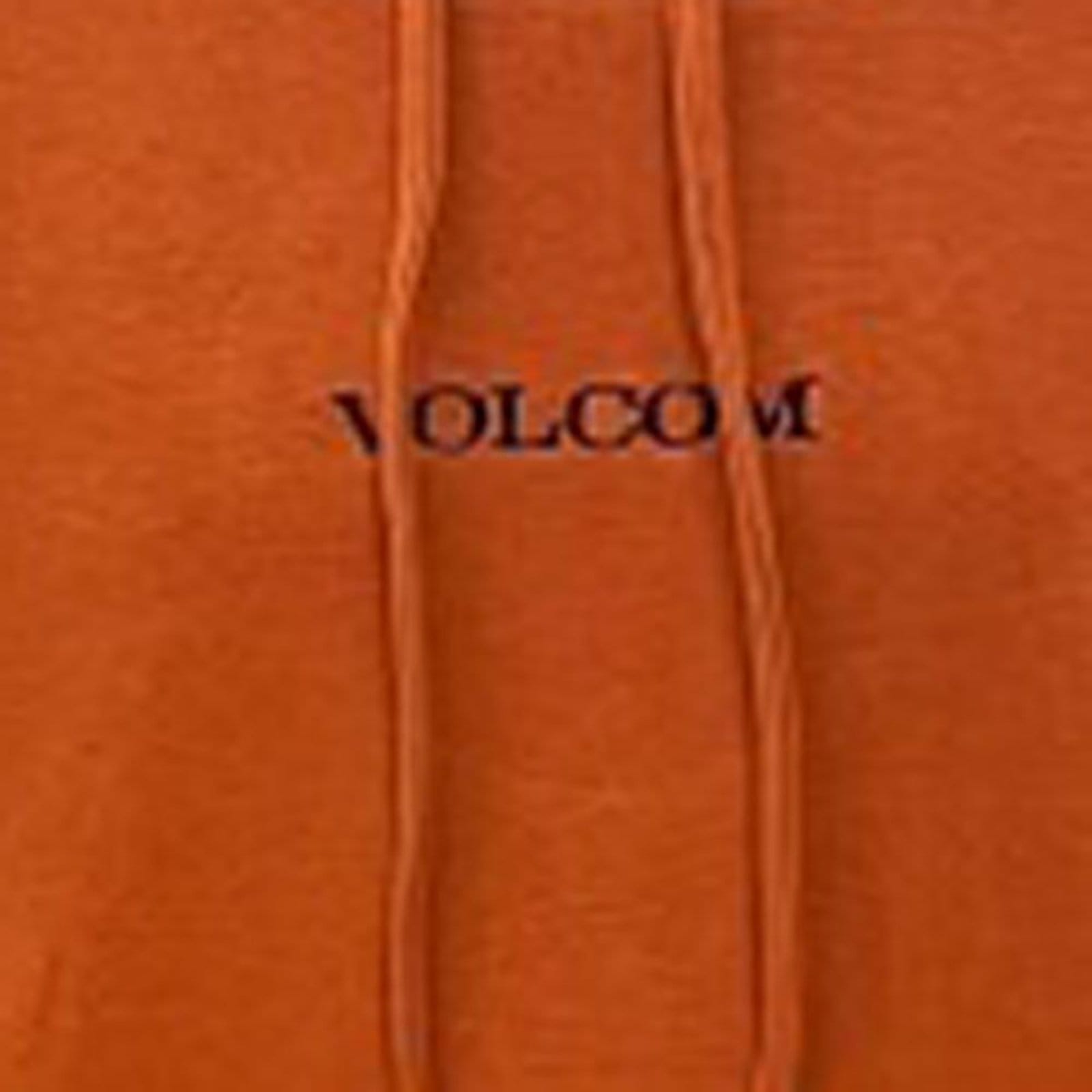 Vista 2 Moletom Volcom Canguru Signature WT24 Masculino Ferrugem Volcom laranja