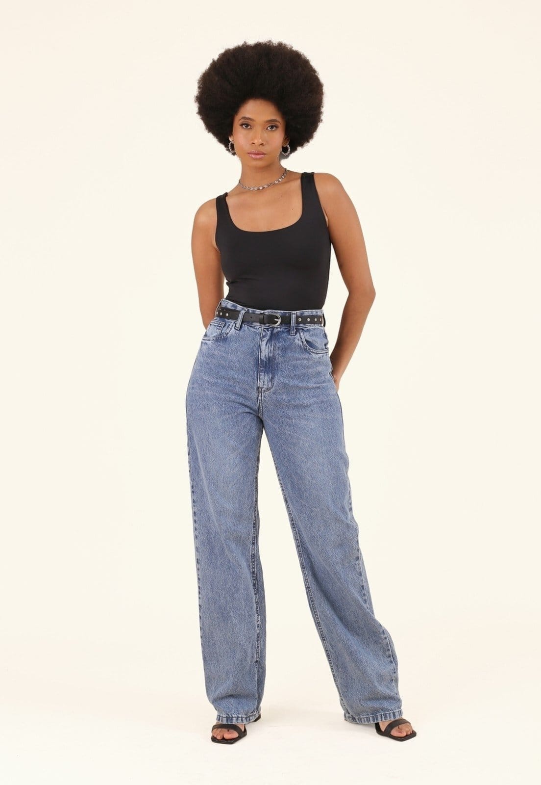 Calça Jeans Pop Me Reta Médio