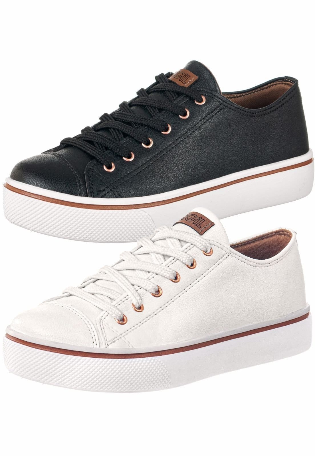 Kit 02 Pares Tênis Feminino Casual GiGiL Star