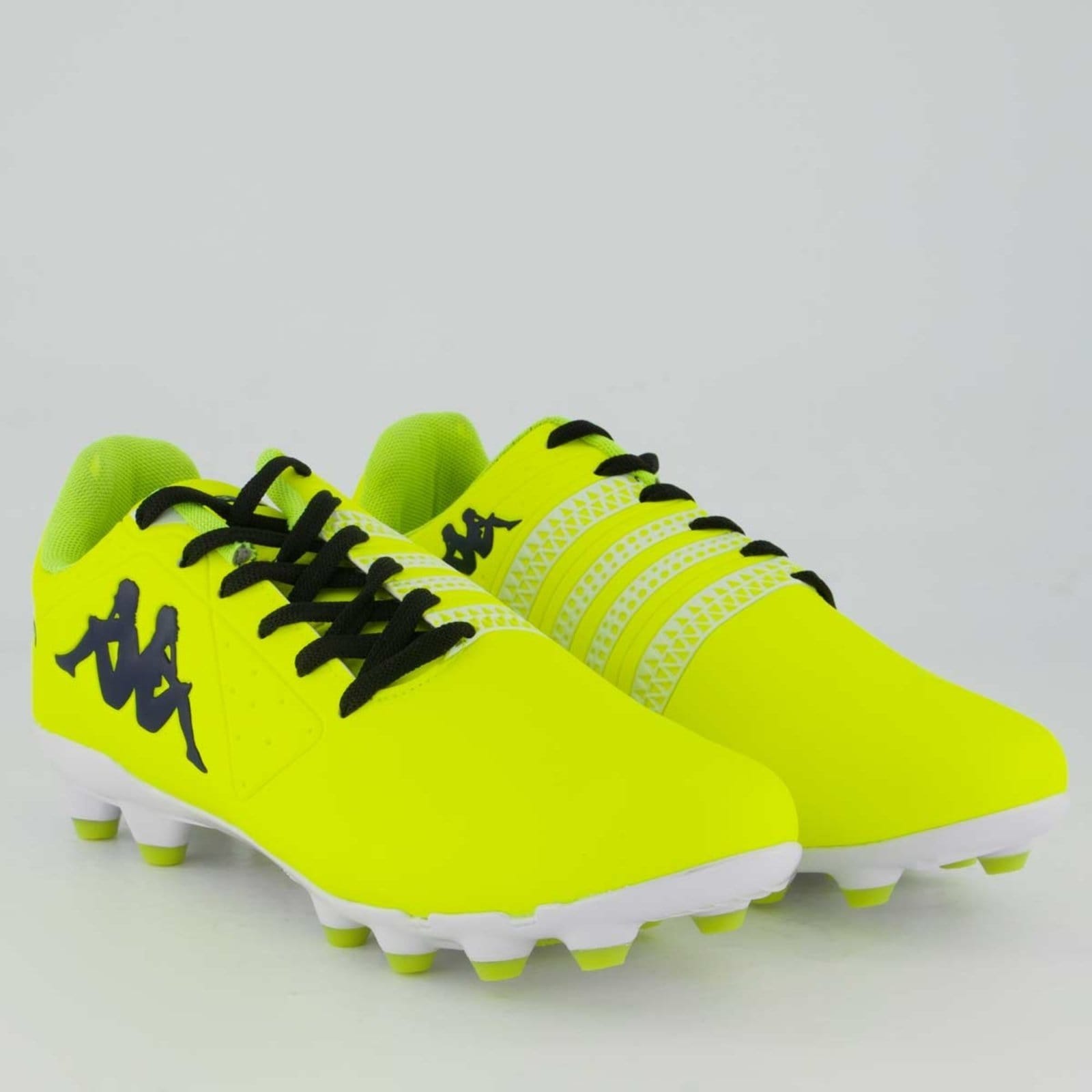 Vista 2 Chuteira Kappa Sorano Campo Amarela Kappa amarelo