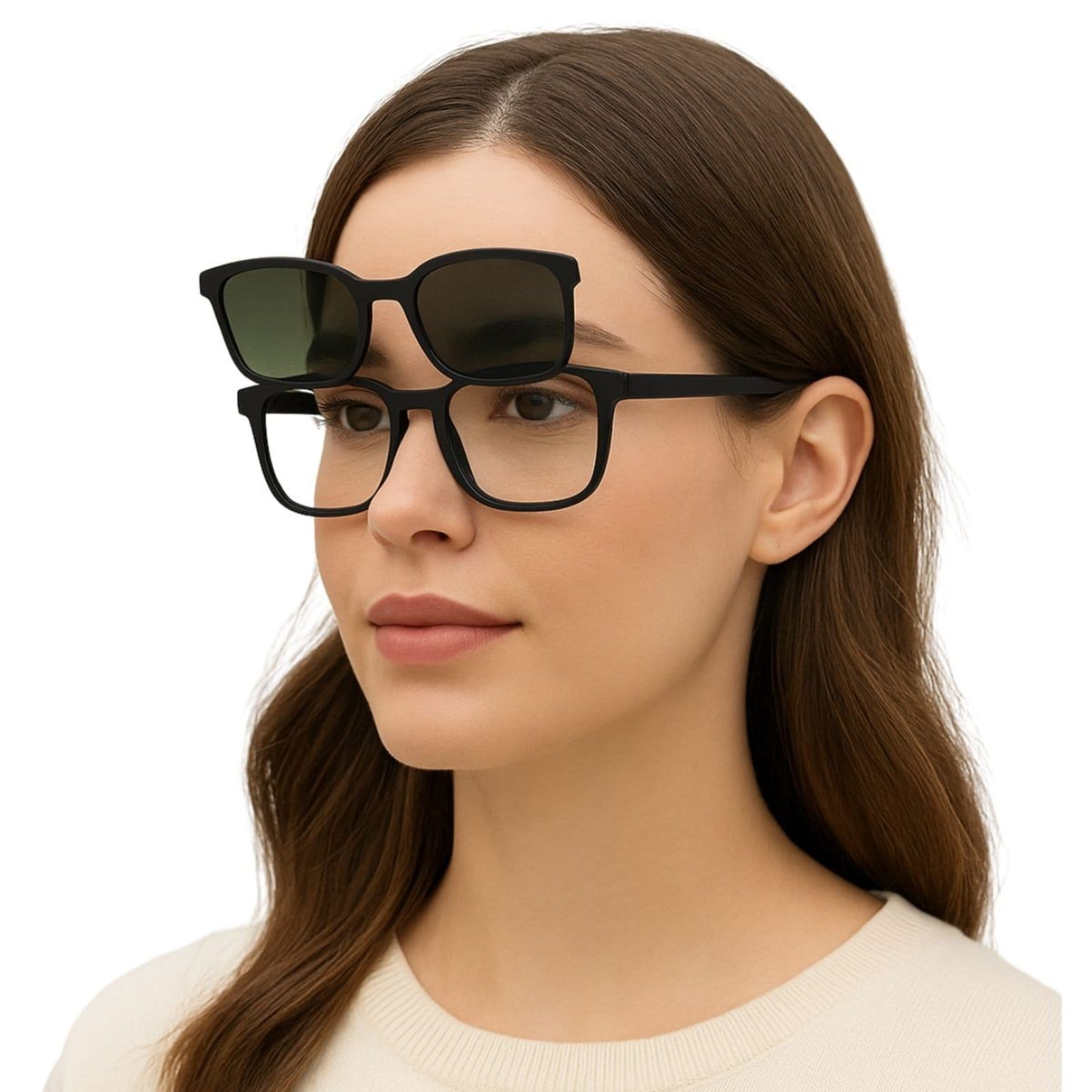 Óculos Clip-On 5 em 1 Lentes Magnéticas UV400 Premium - 2