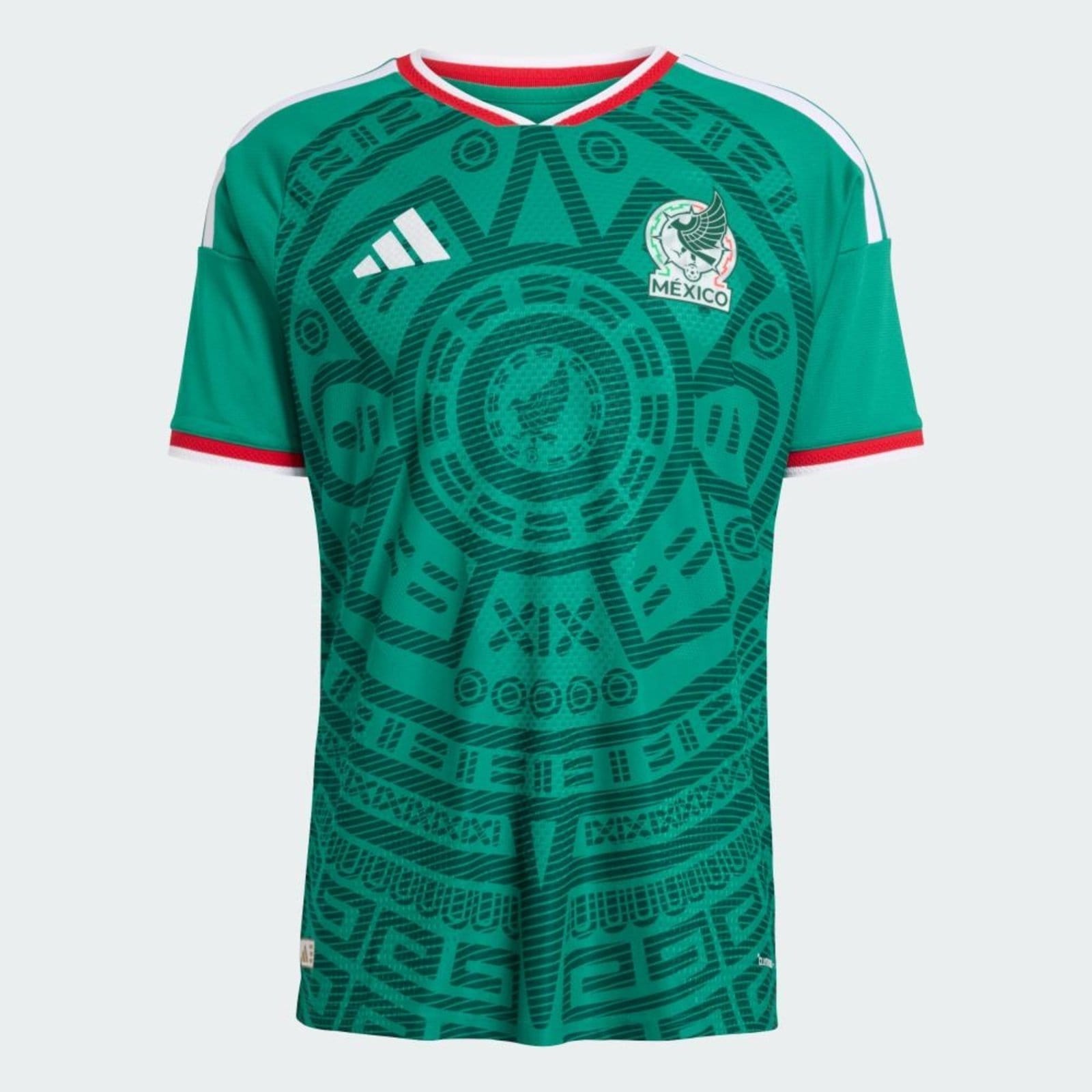 Vista 2 Camisa I Seleção Nacional do éxico Versão do Jogador adidas Performance Adidas verde