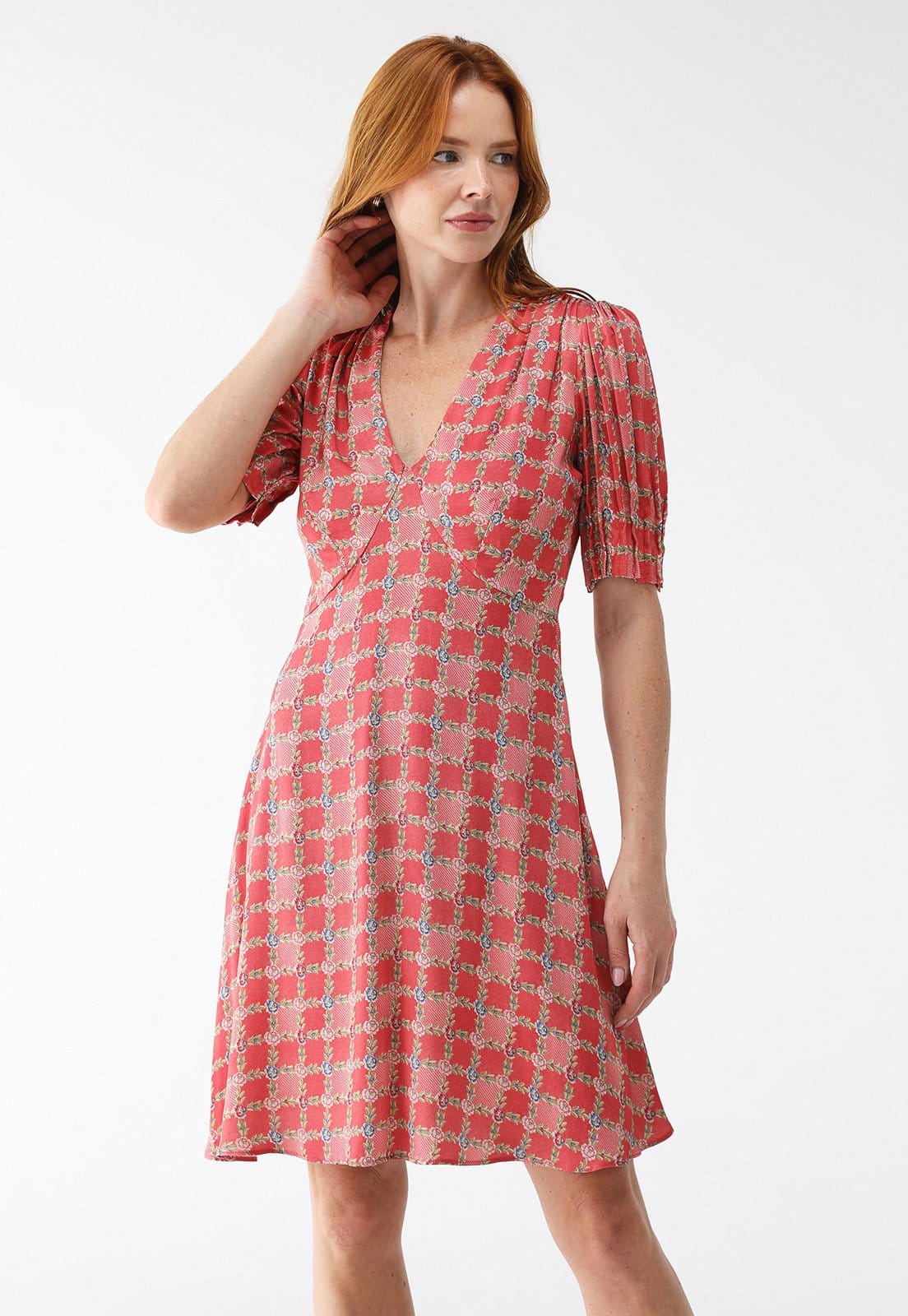 Vestido Lez a Lez Curto Floral