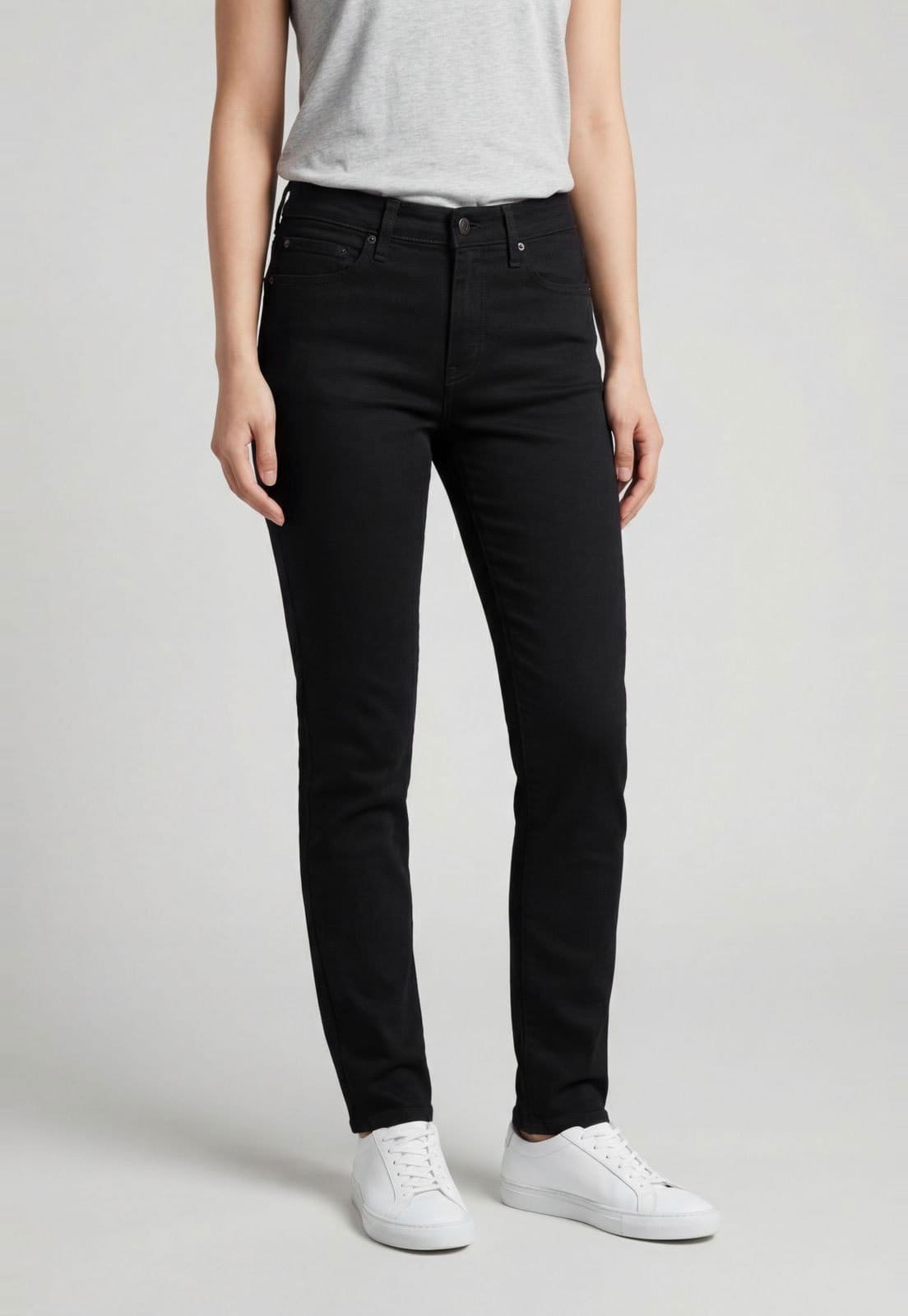 Calça Feminina Levis 724 High Rise Straight Preta