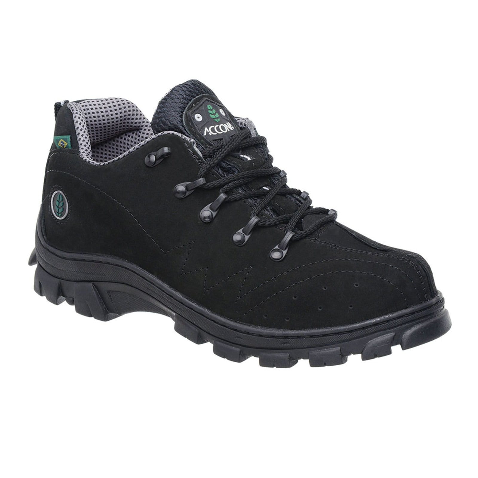 Coturno Adventure Accona Cano Curto em Couro 10NP