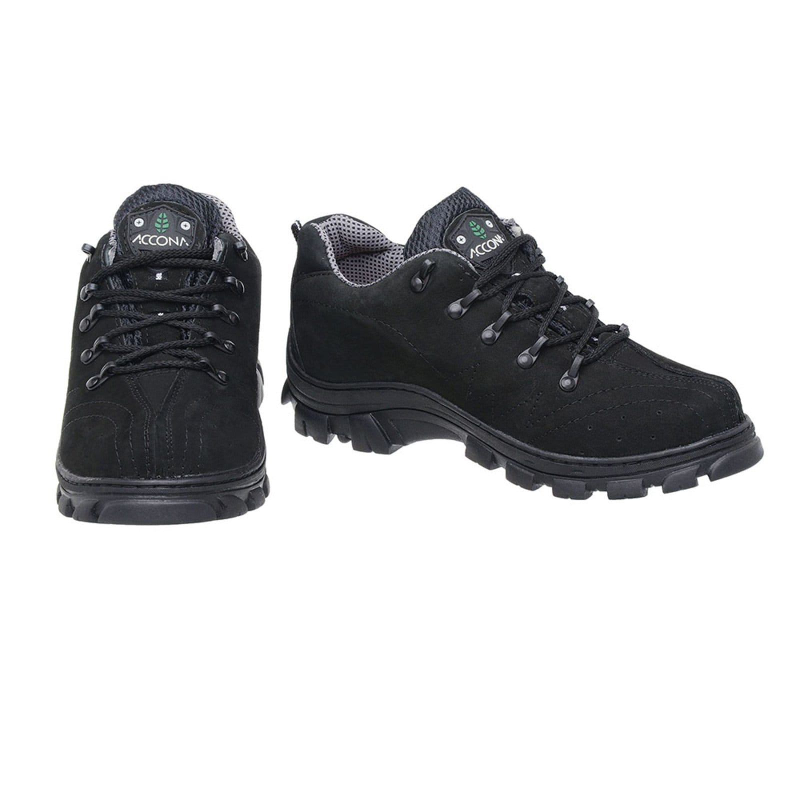 Vista 2 Coturno Adventure Accona Cano Curto em Couro 10NP Accona preto