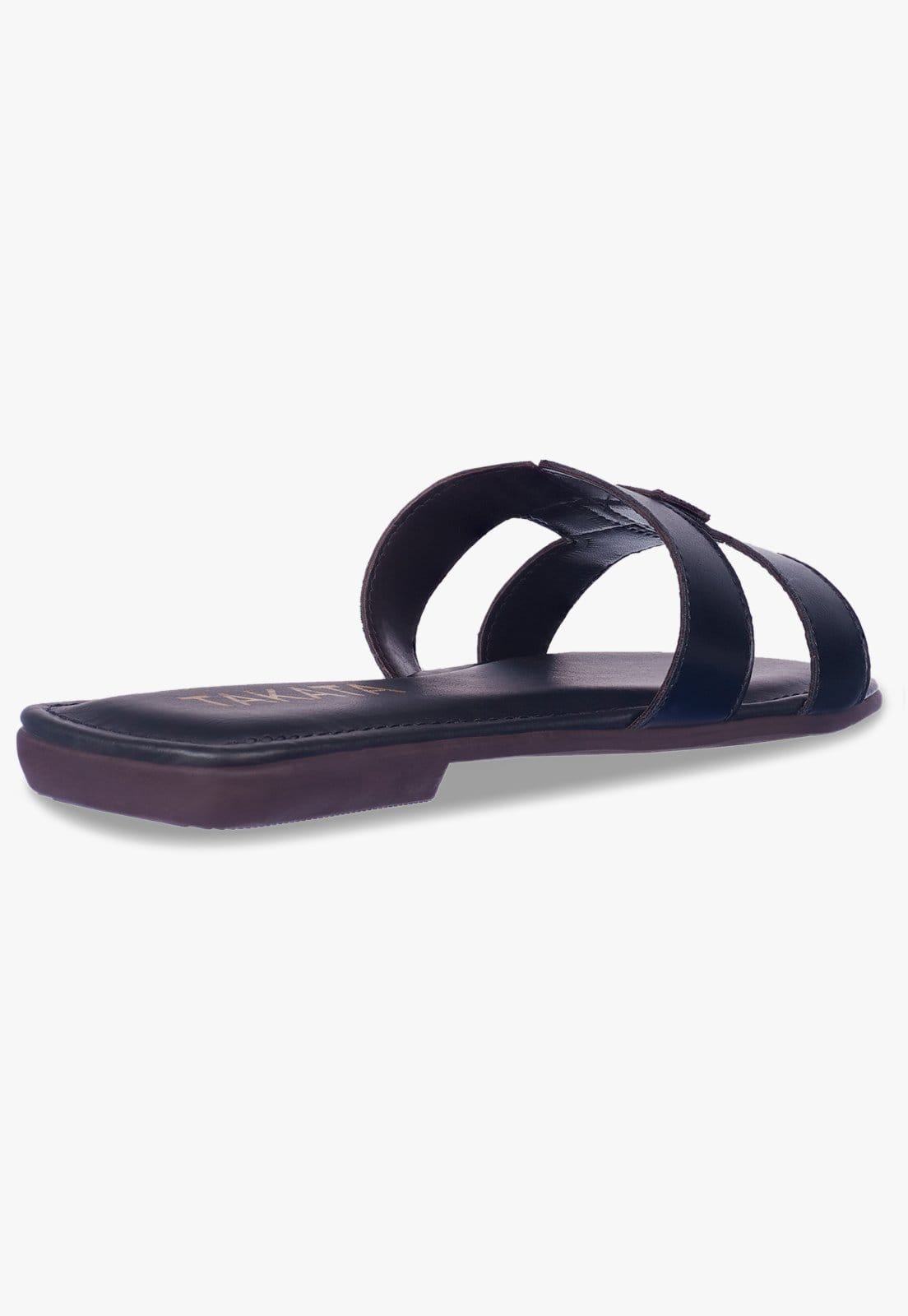 Vista 2 Sandália feminina rasteirinha Flat confortável Lançamento TAKATA BY RAFAEL TAKATA preto