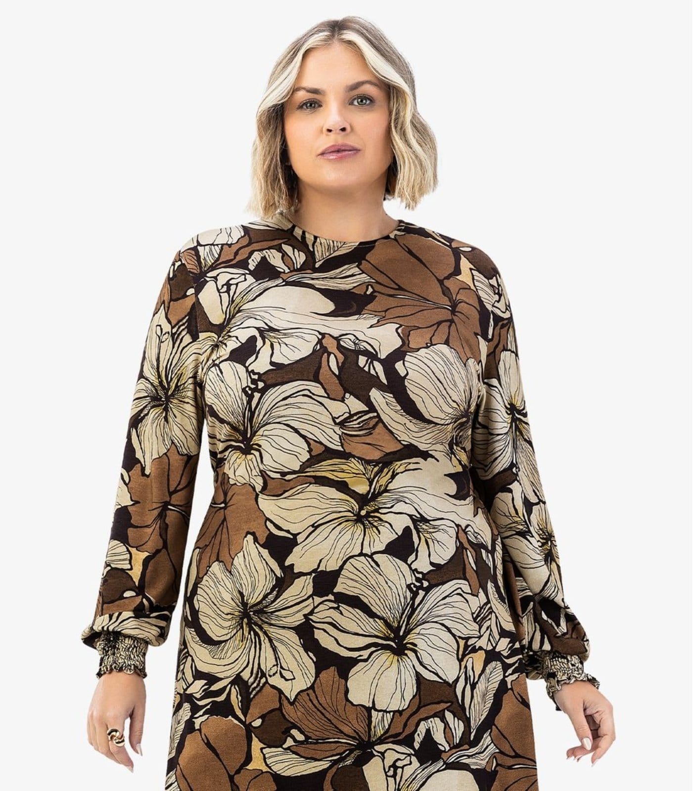 Vestido Curto Plus Size Secret Glam