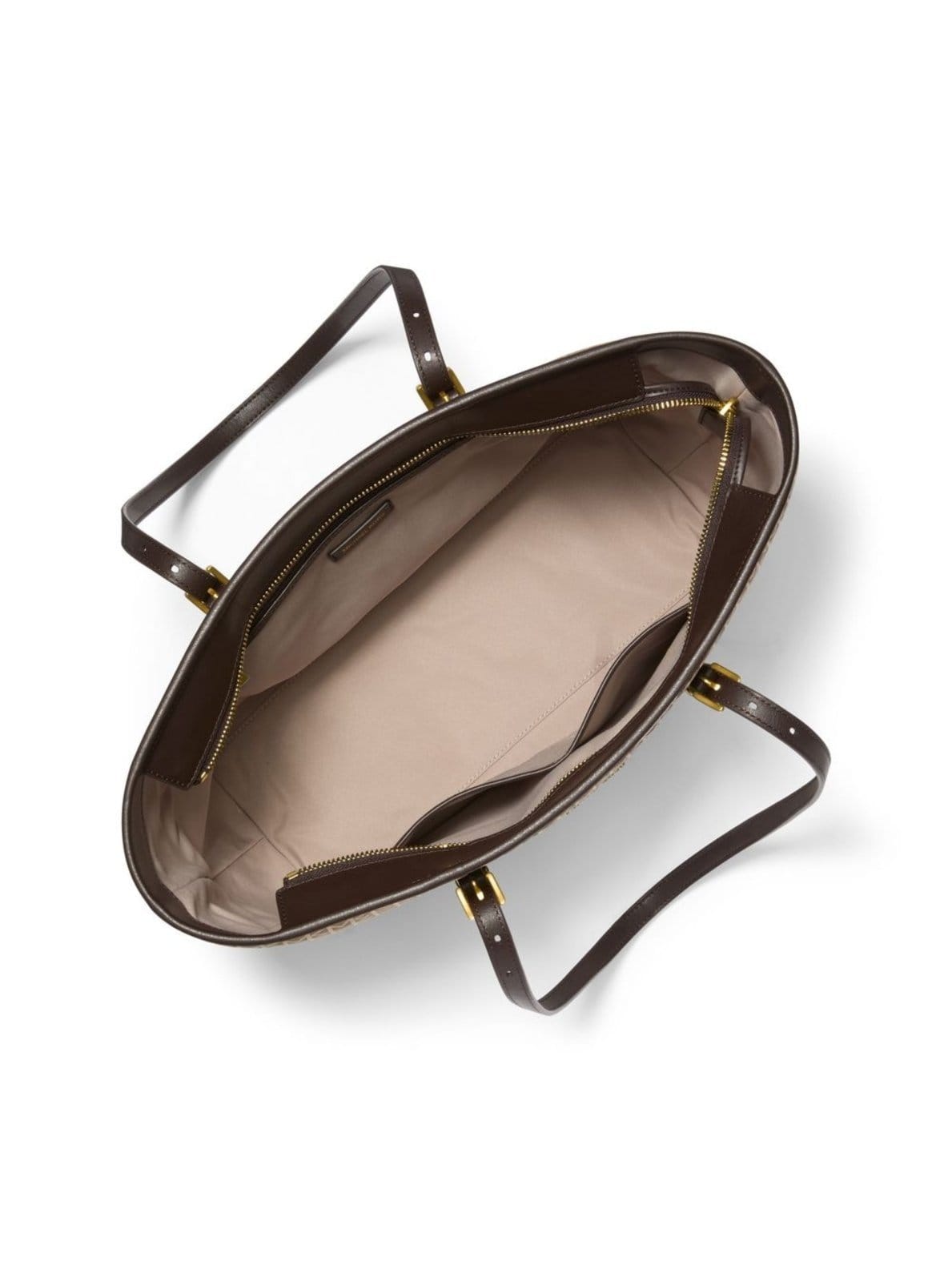 Vista 2 Bolsa Tote Quinn Mk2000 Logo Grande 30T5aqnt9o270 Michael Kors bege