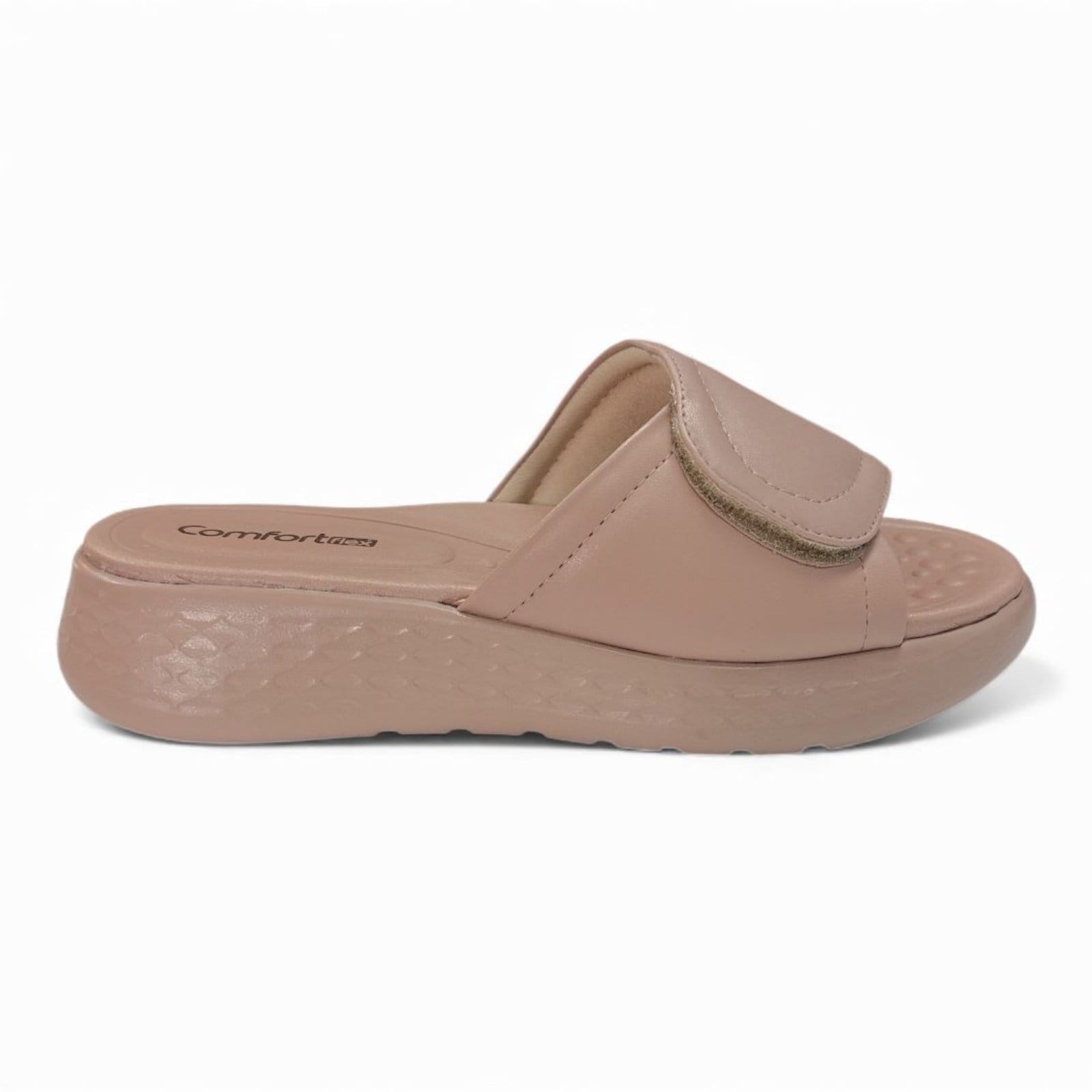 Vista 2 Tamanco Feminino Leve Rosado Comfortflex 2547301-4 Comfortflex rosa